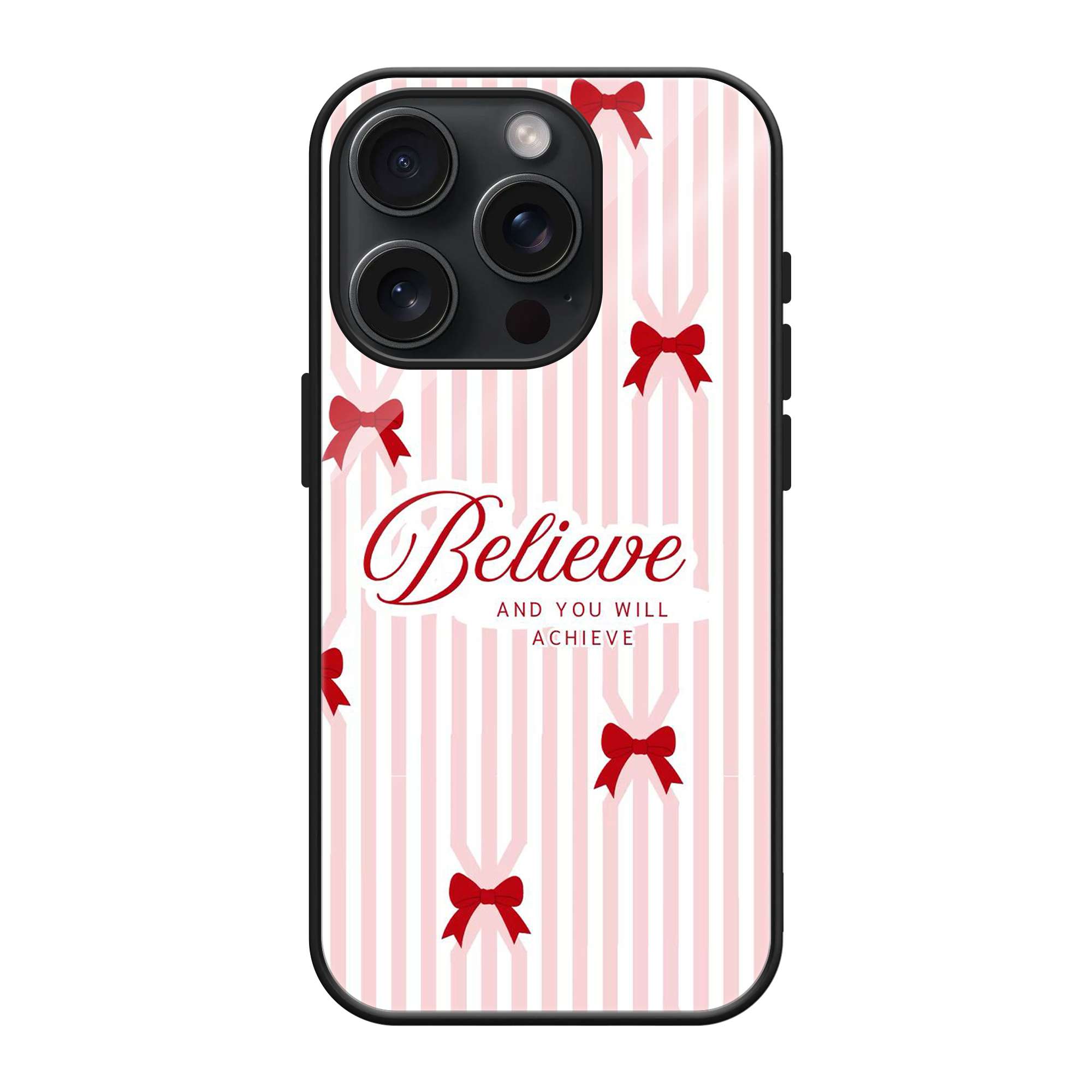 Believe & Bloom Glass Case