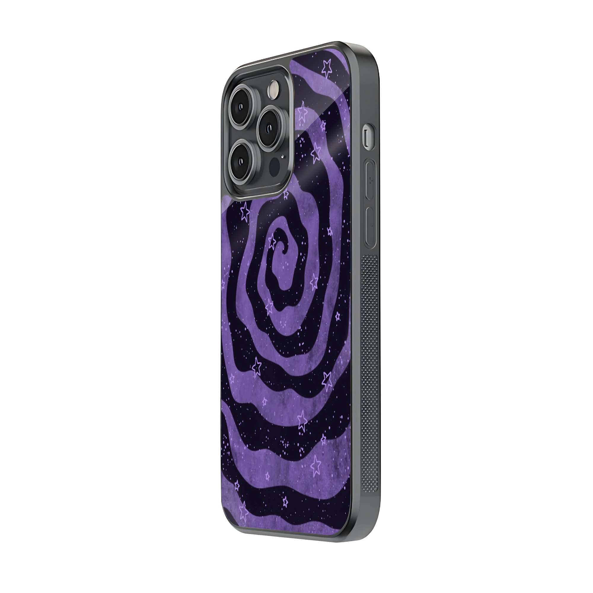 Violet Stardust Glass Case