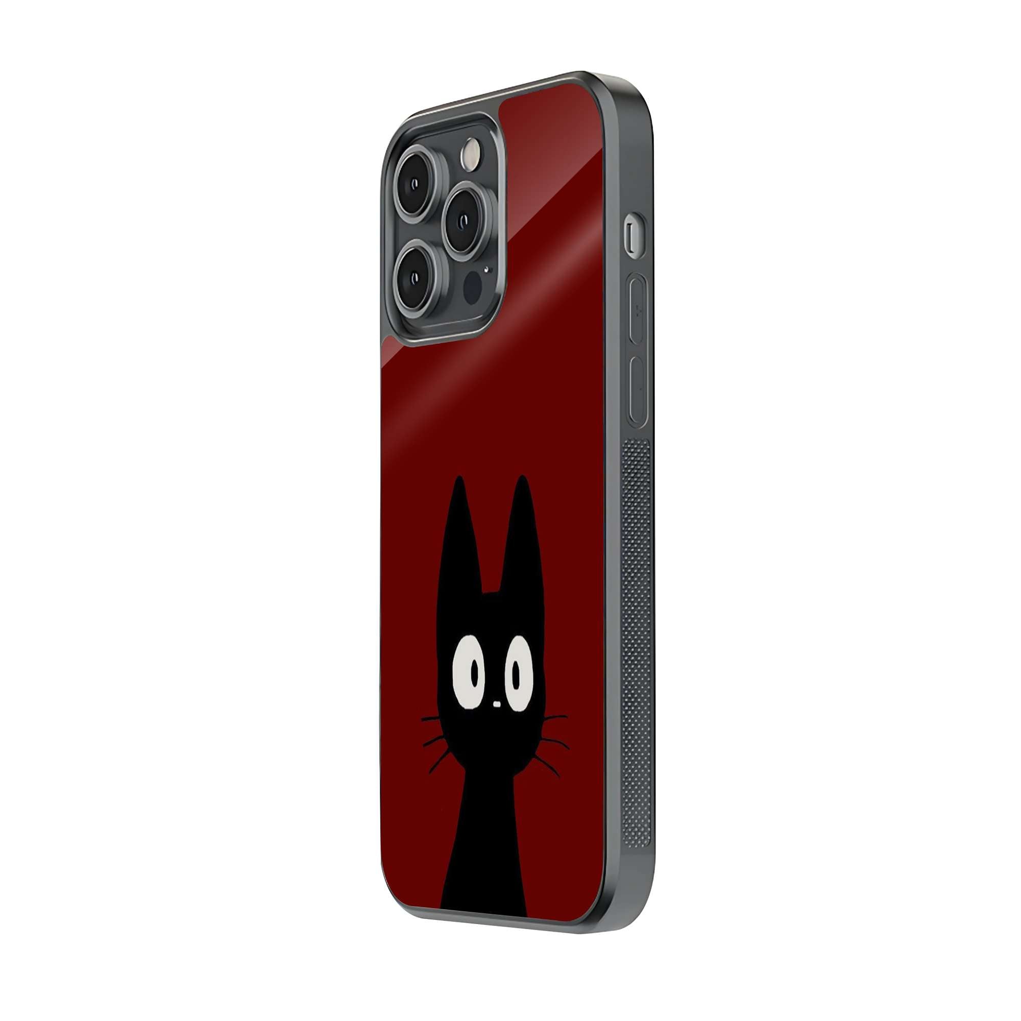 Shadow Cat Glass Case