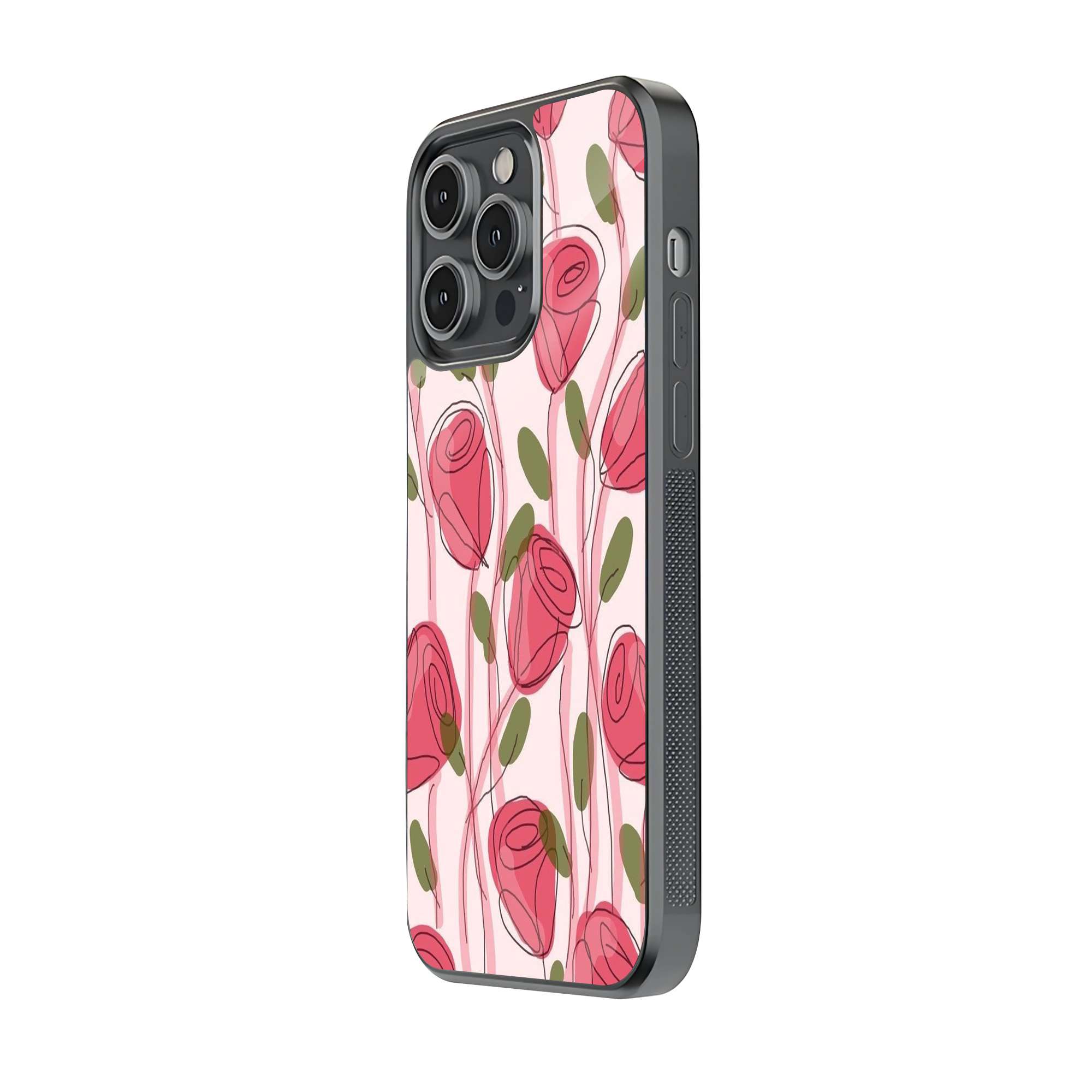 Rose Whisper Glass Case