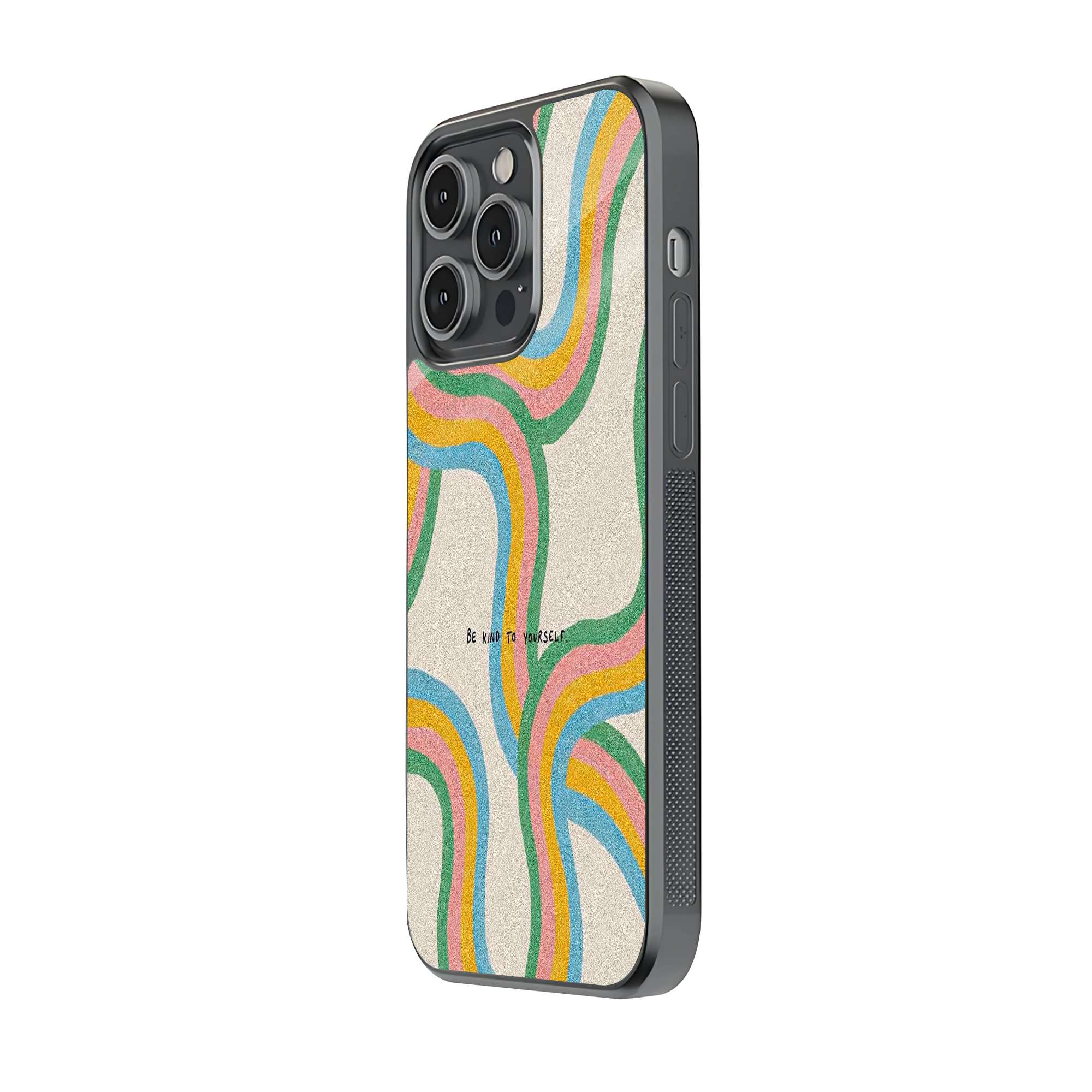 Retro Rainbow Glass Case