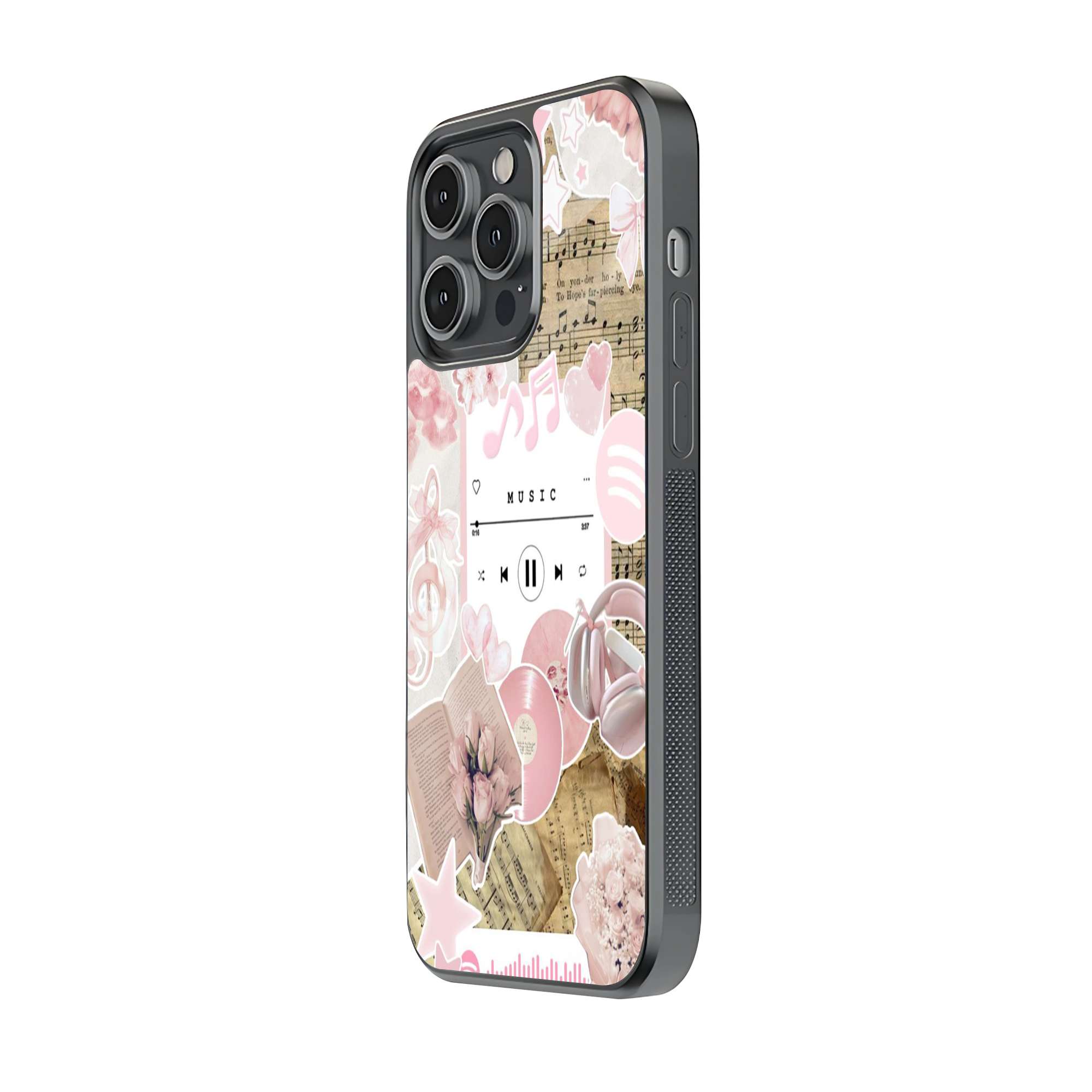 Melody Blush Glass Case