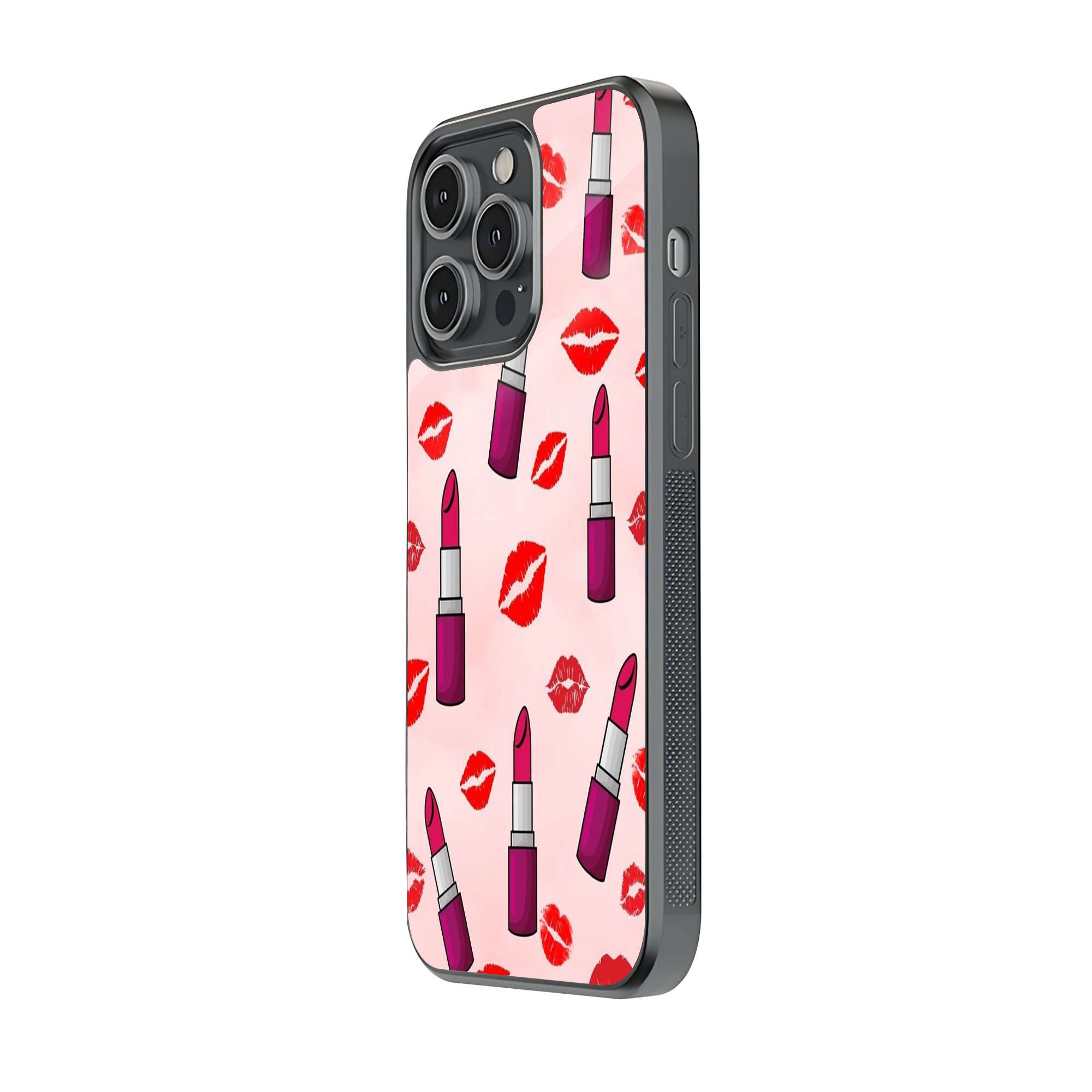 Lipstick Love Glass Case
