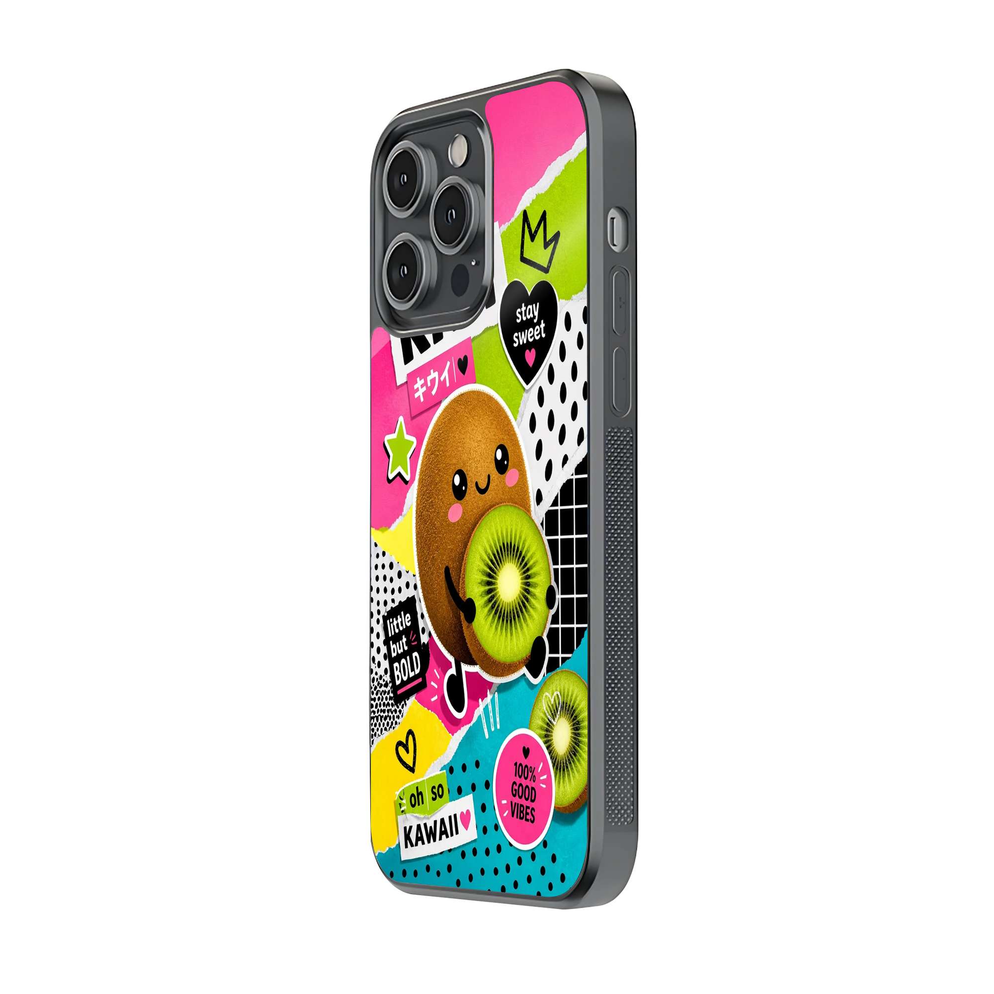 Kiwi Kawaii Glass Case