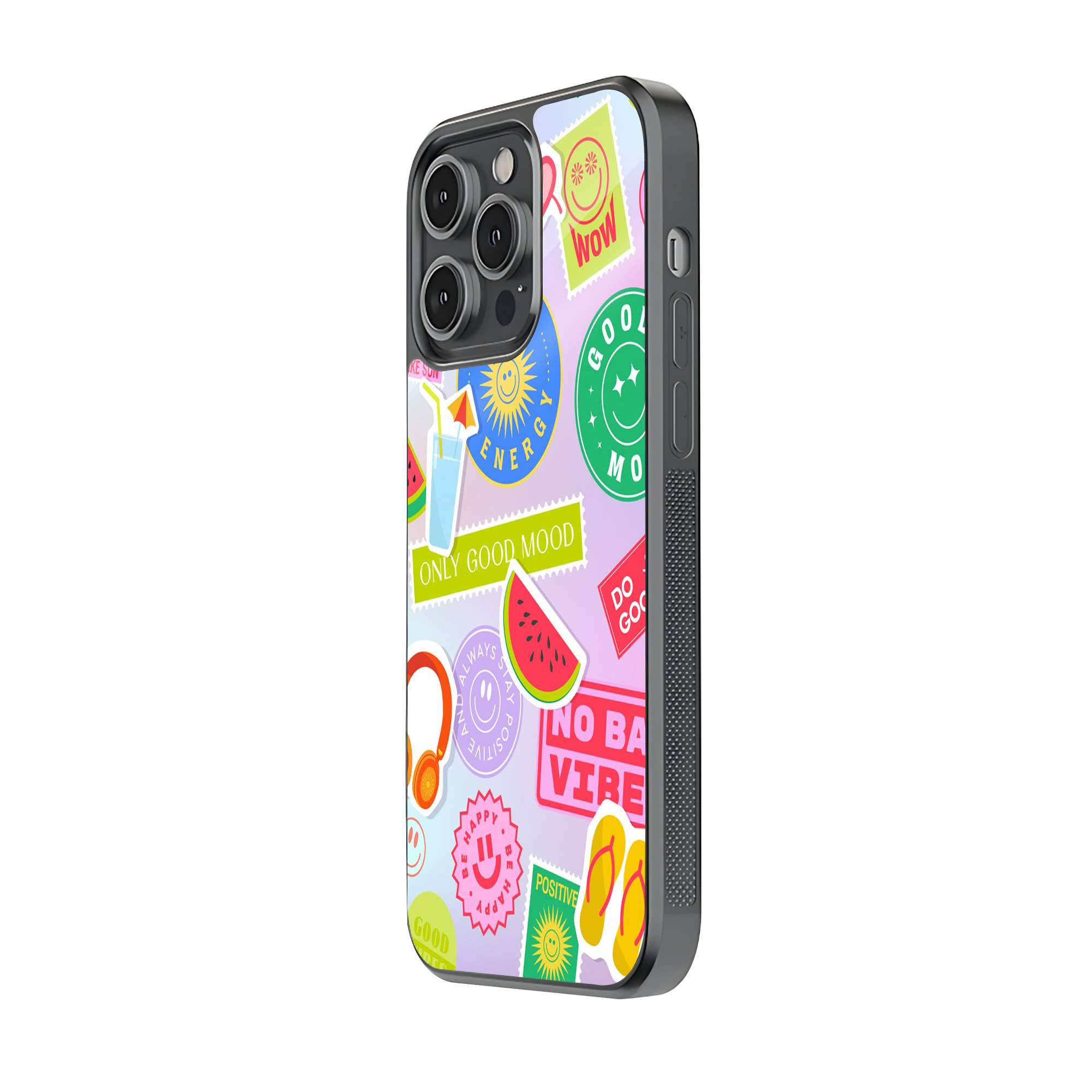Happy Mood Glass Case