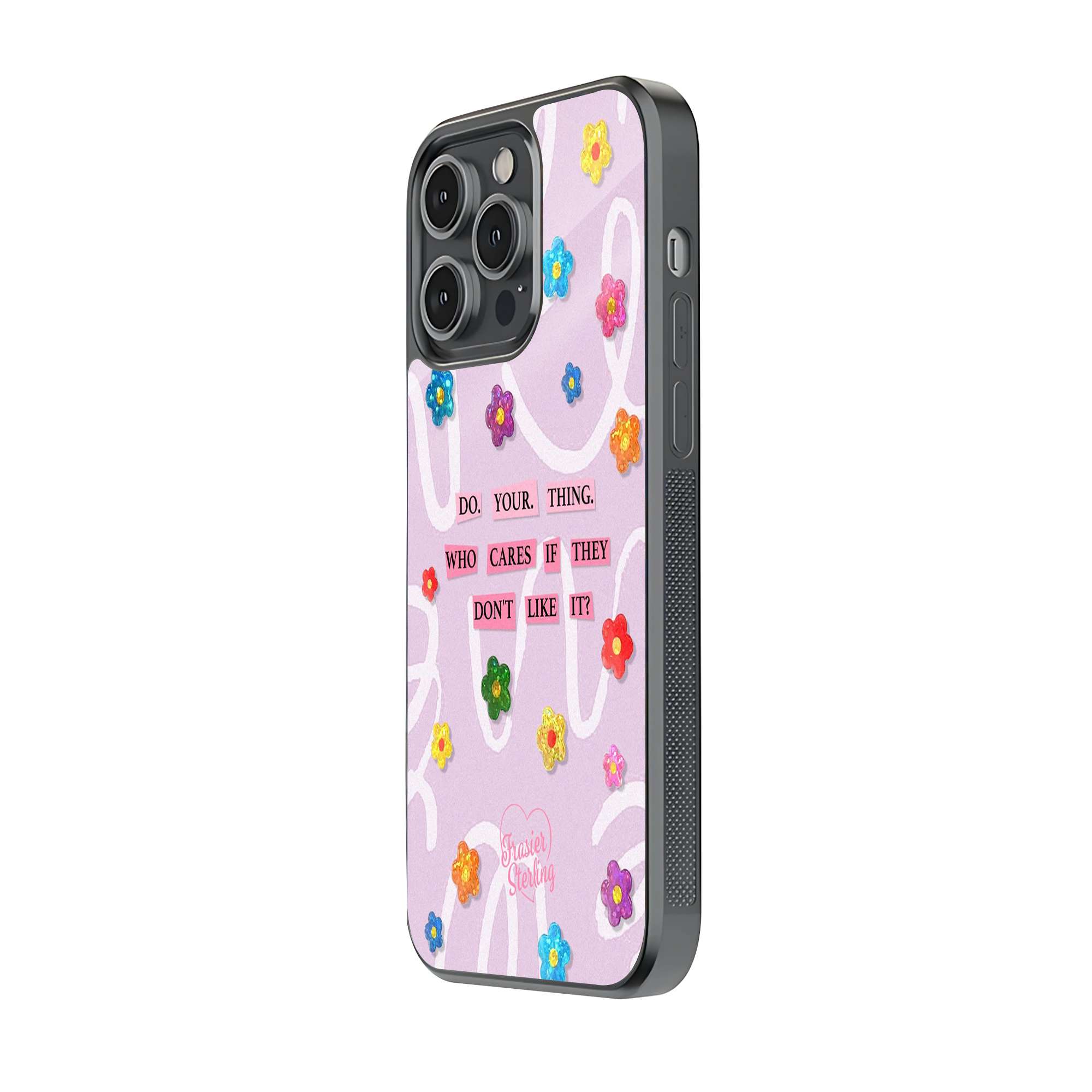 Flower Pop Glass Case