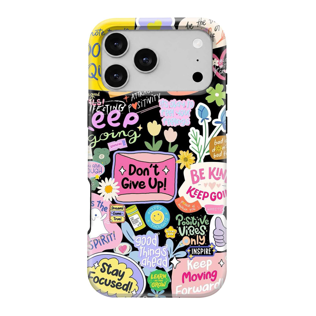 Positive Vibes Only Dual Guard Case