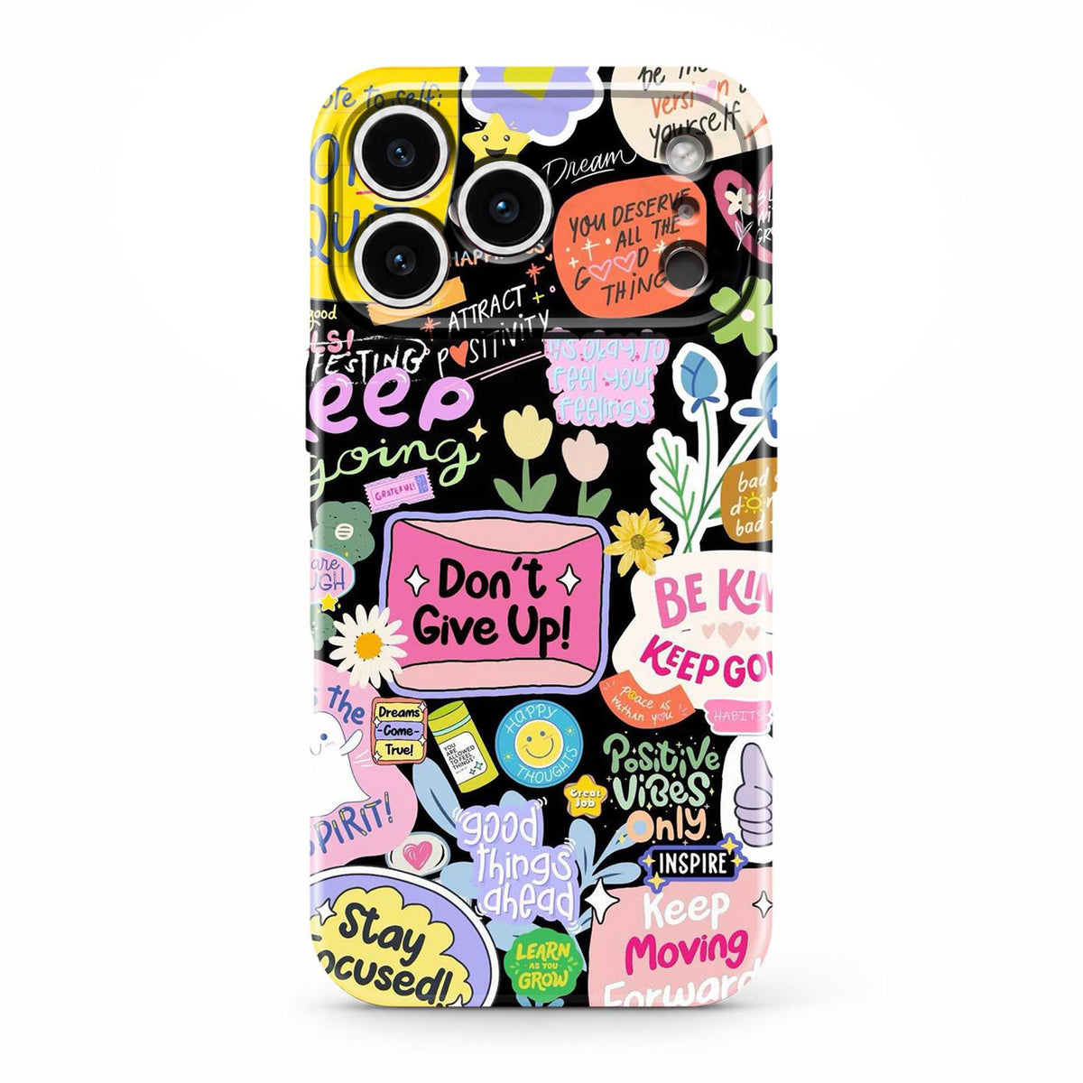Positive Vibes Only Glossy Hard Case