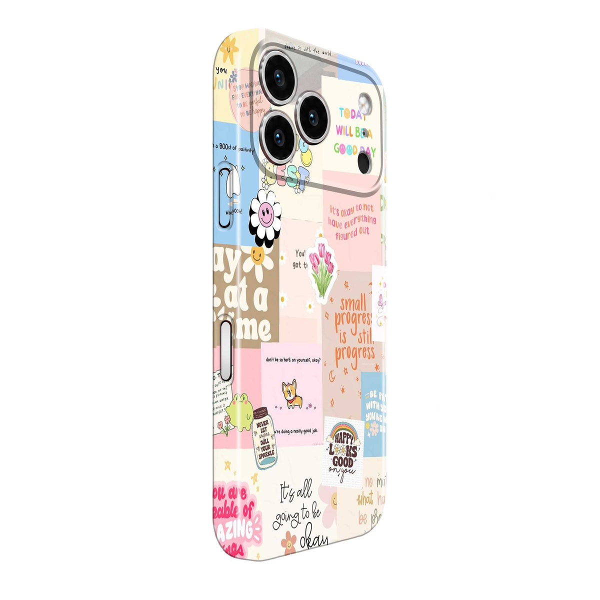 Positive Vibes Collage Glossy Hard Case
