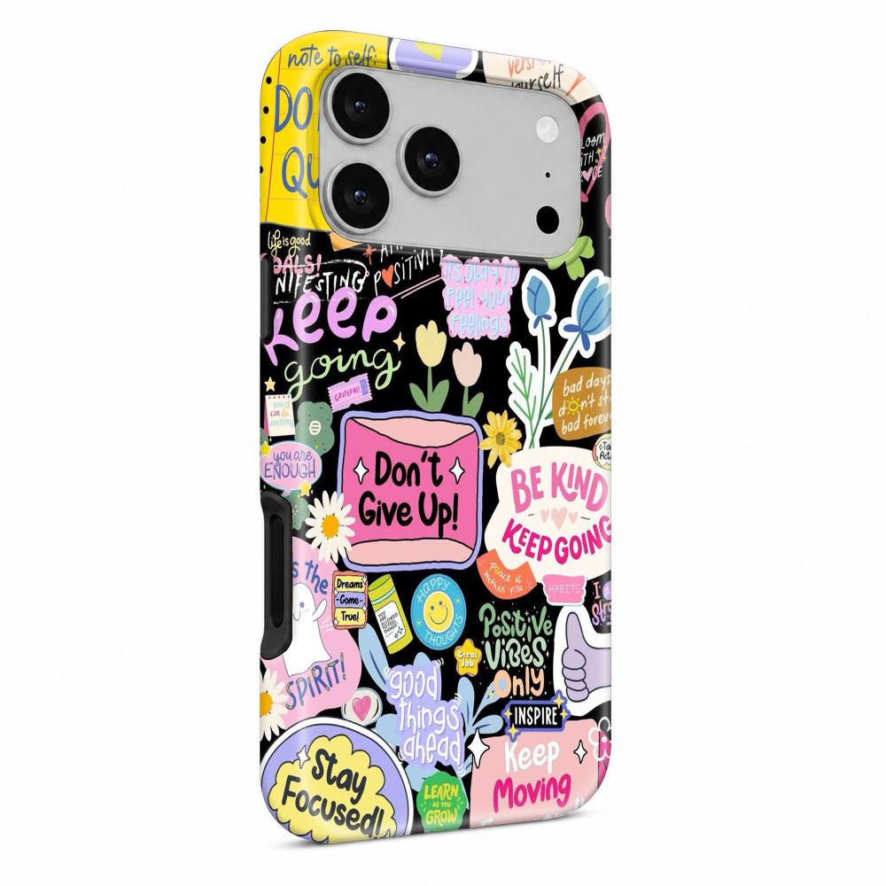 Positive Vibes Only Dual Guard Case