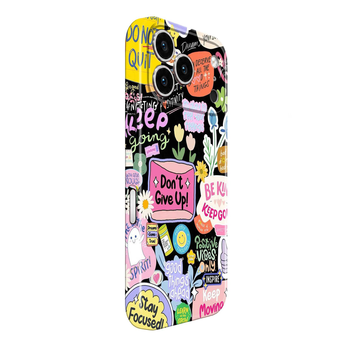Positive Vibes Only Glossy Hard Case