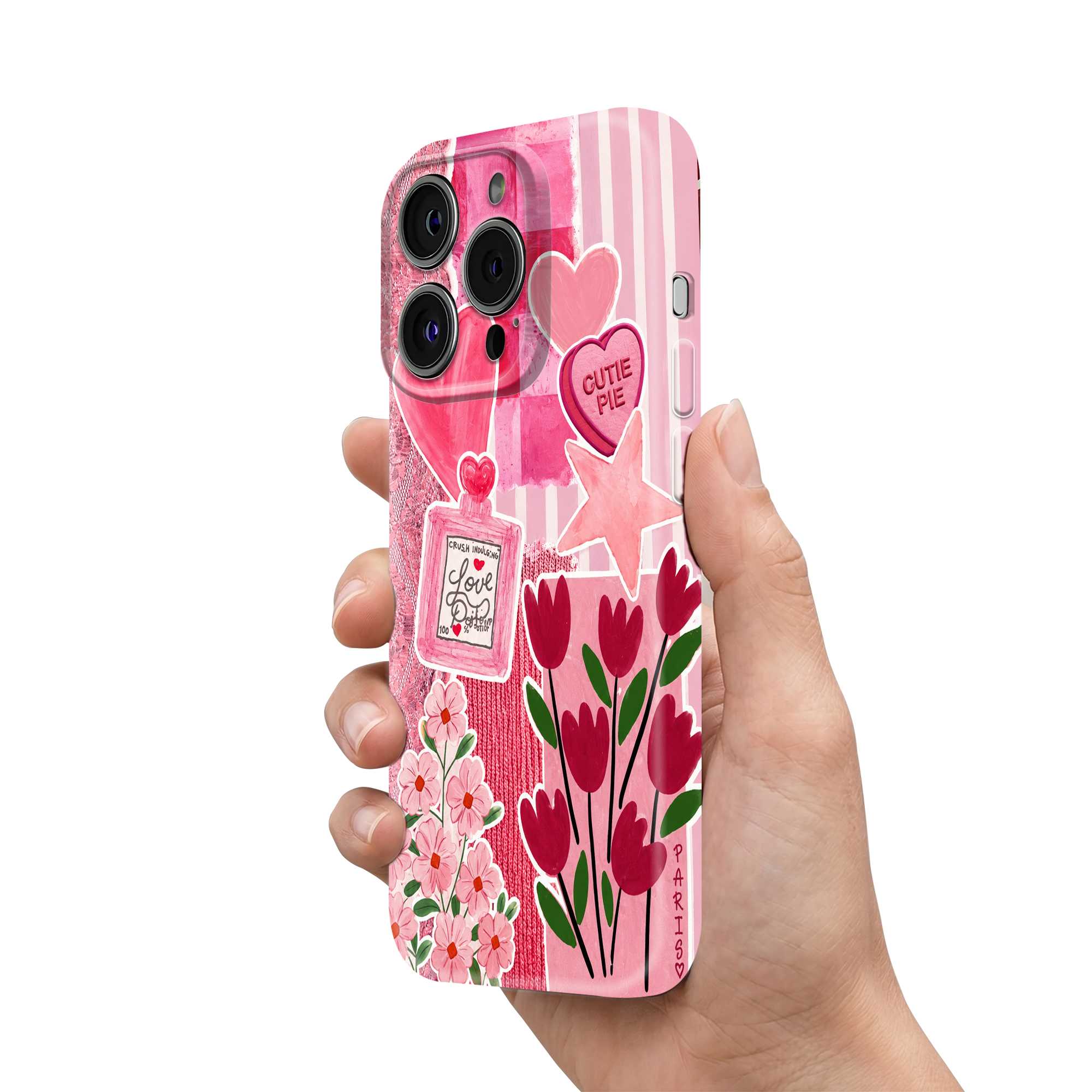 Pretty in Pink Vibes Glossy Hard Case