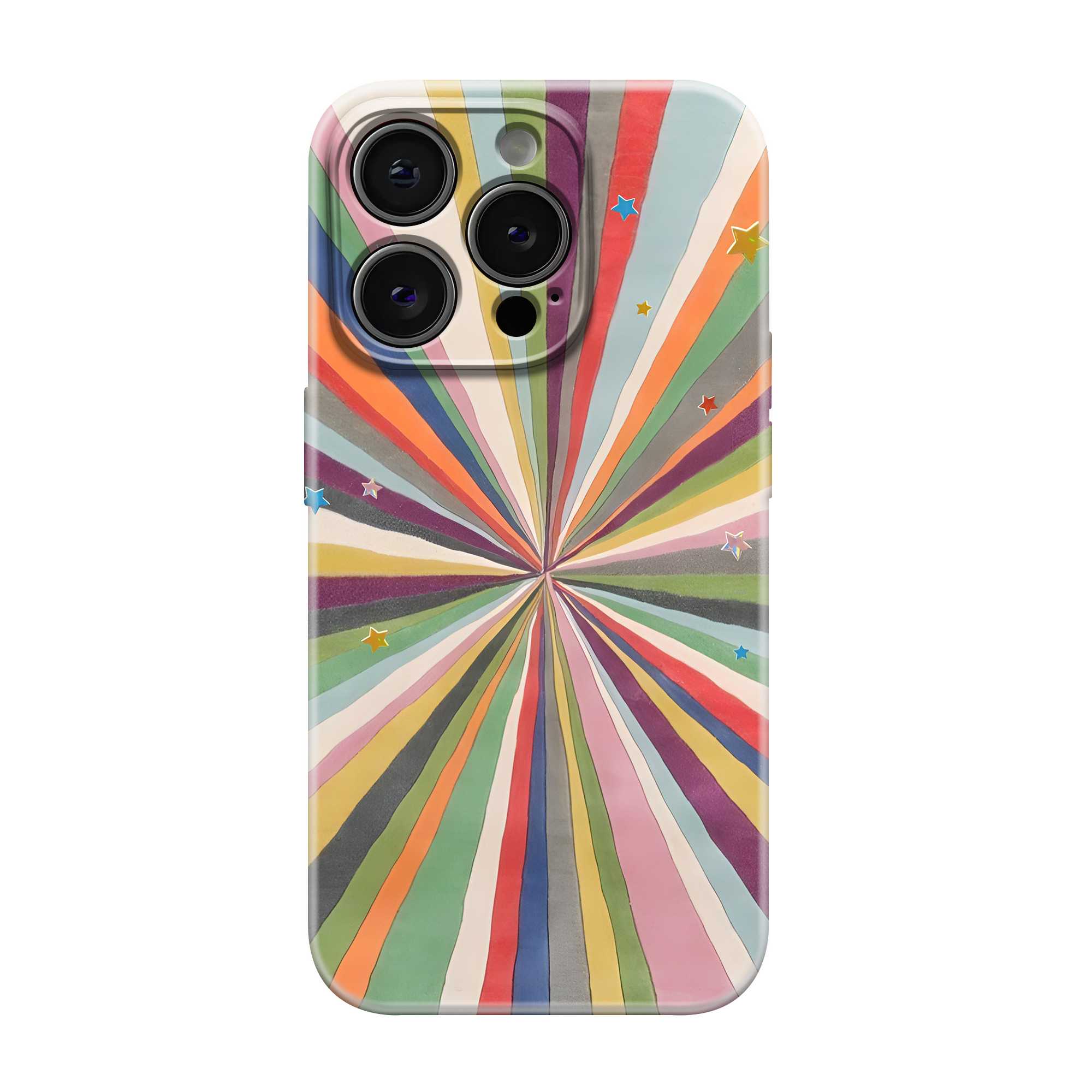 Rainbow Burst Glossy Hard Case