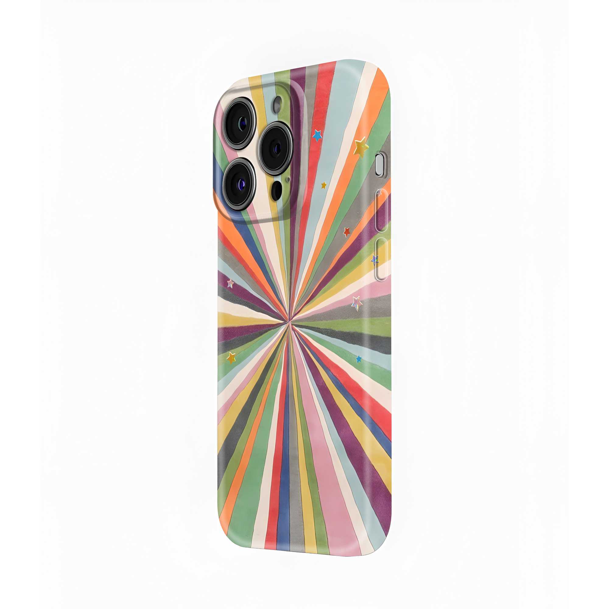 Rainbow Burst Glossy Hard Case