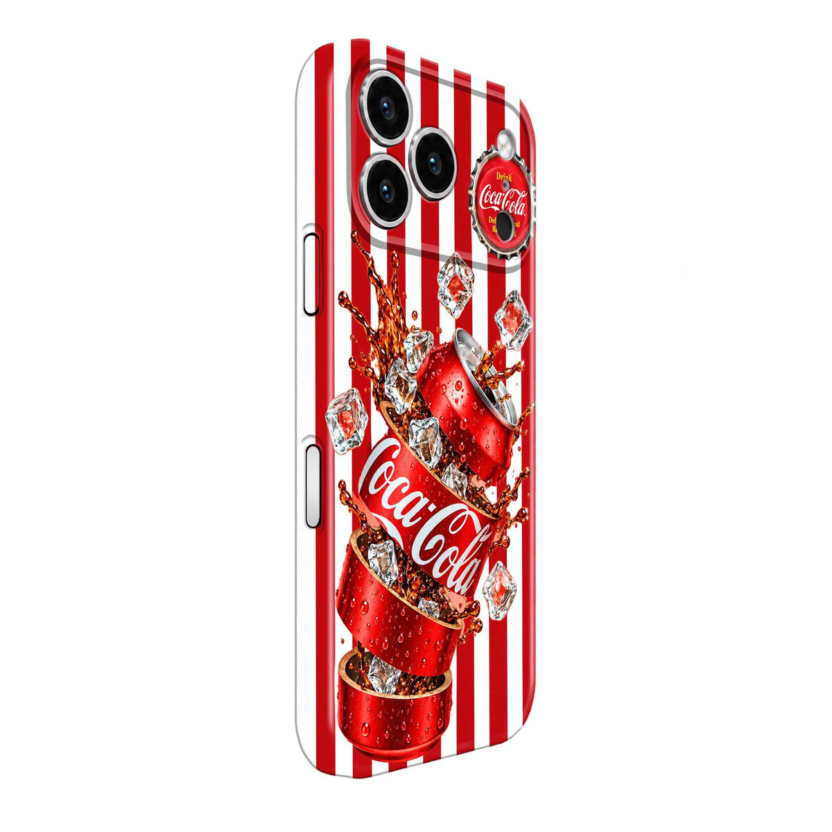 Red Stripe Cola Glossy Hard Case