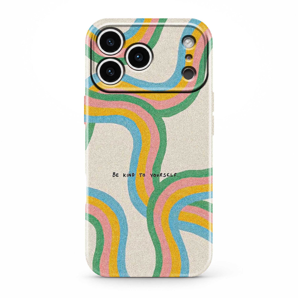 Retro Rainbow Glossy Hard Case