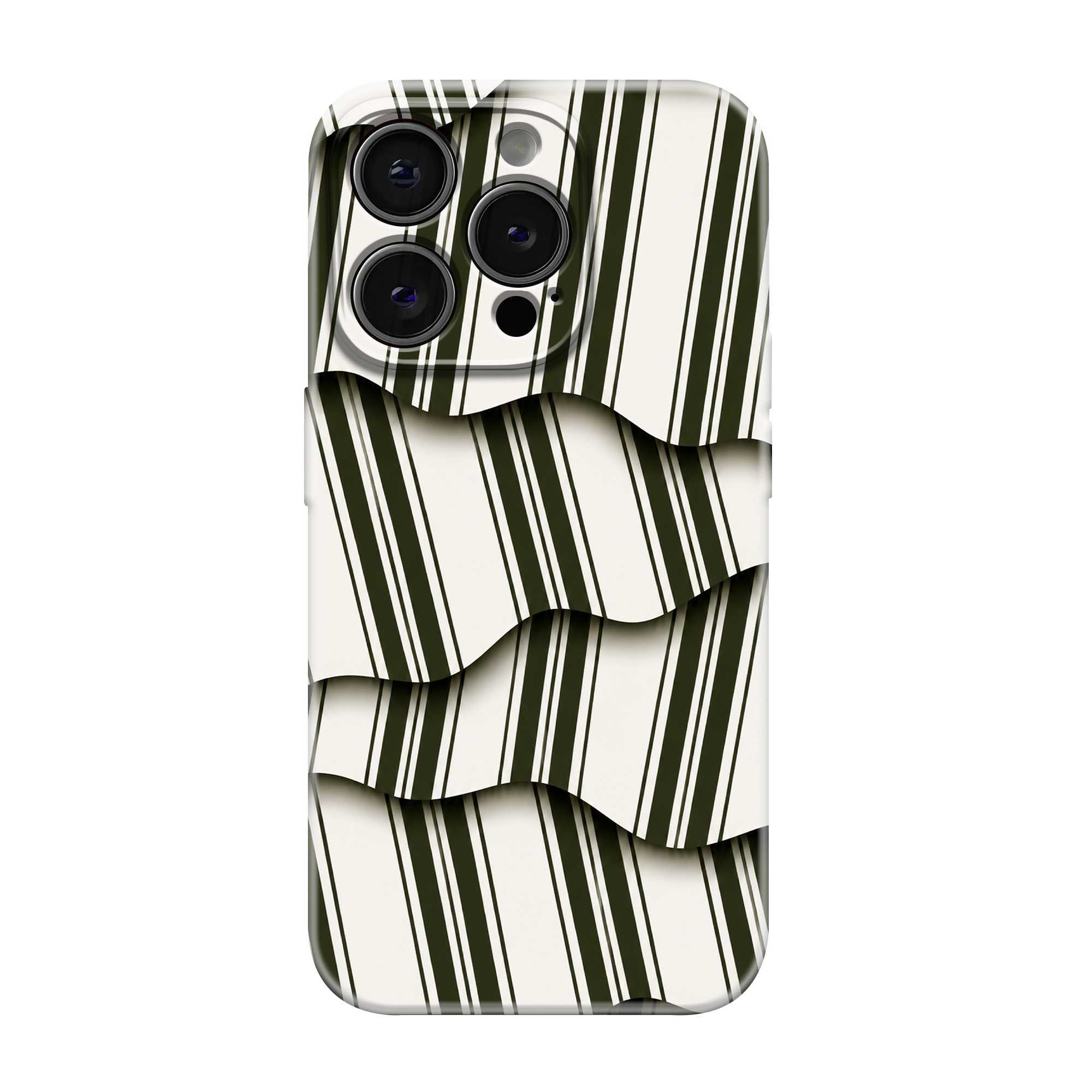 Retro Ripple Glossy Hard Case