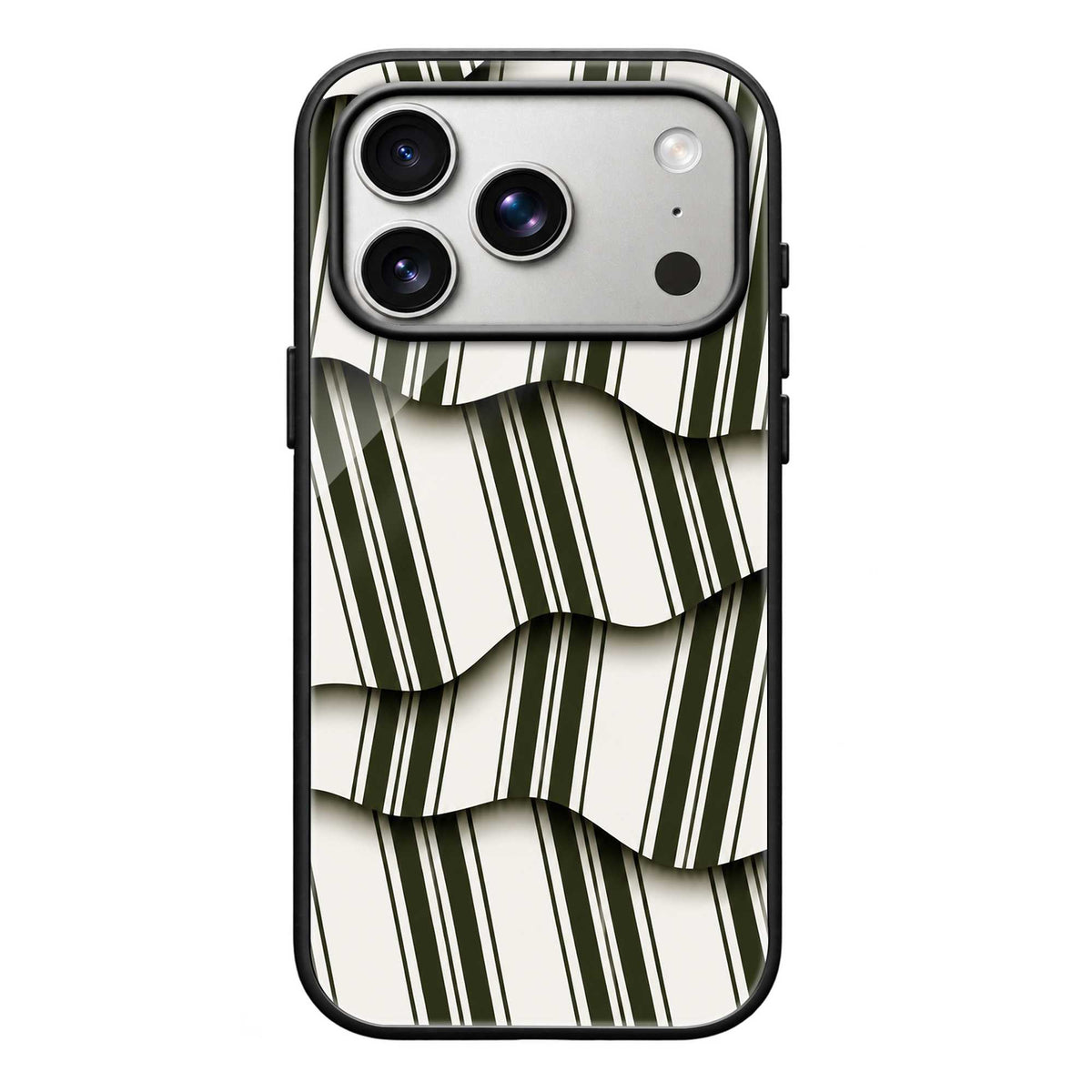 Retro Ripple Glass Case