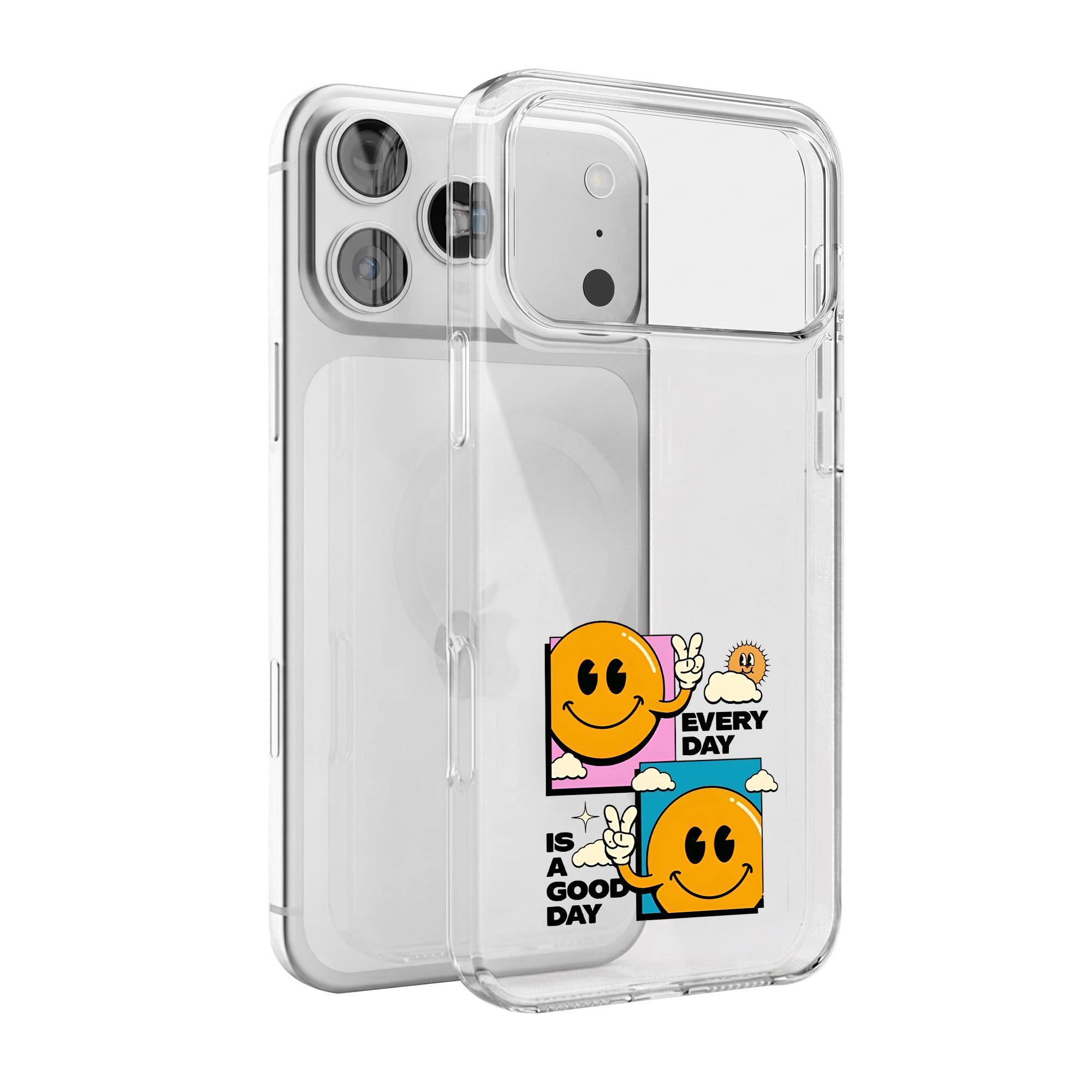 Retro Good Day Soft Clear Case