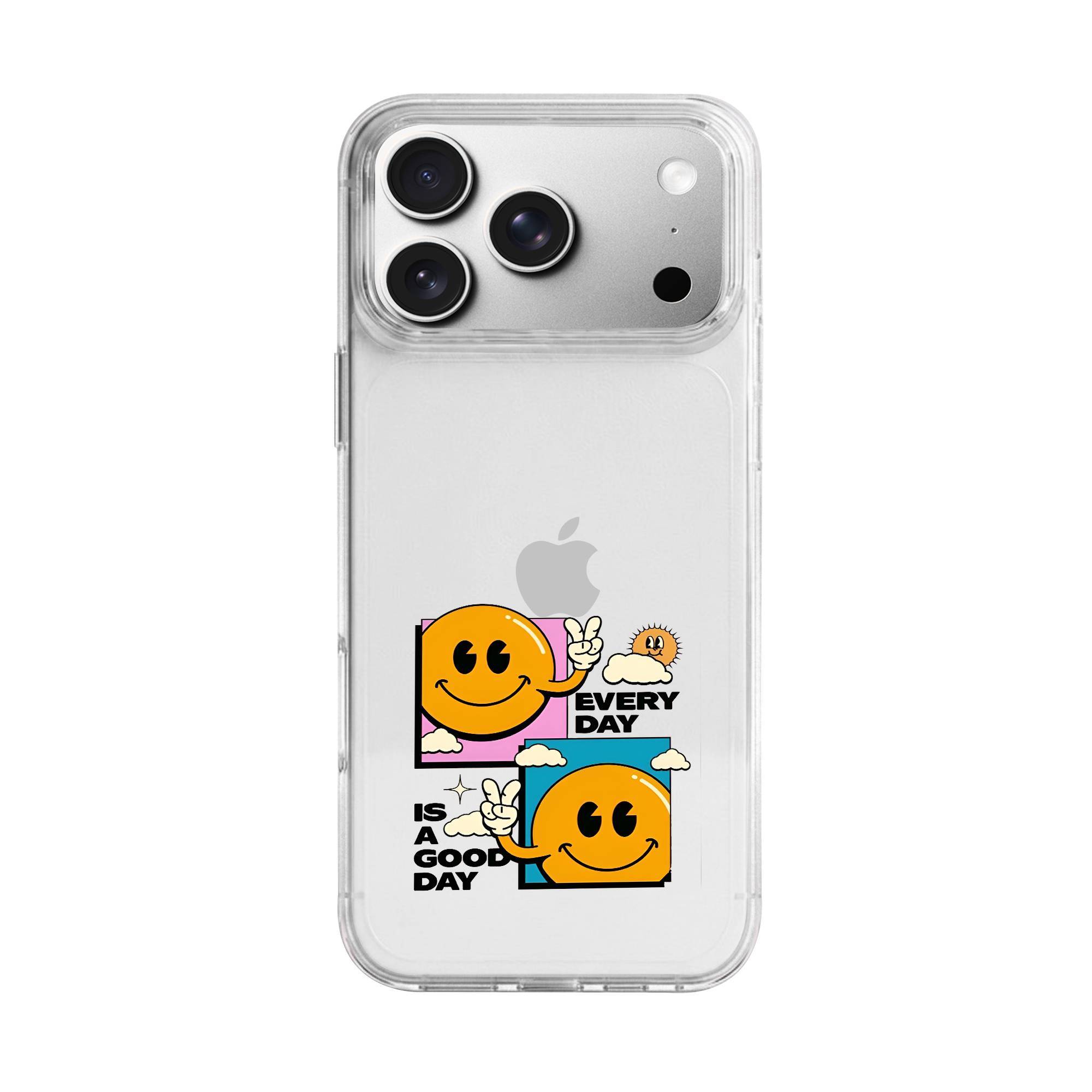 Retro Good Day Soft Clear Case