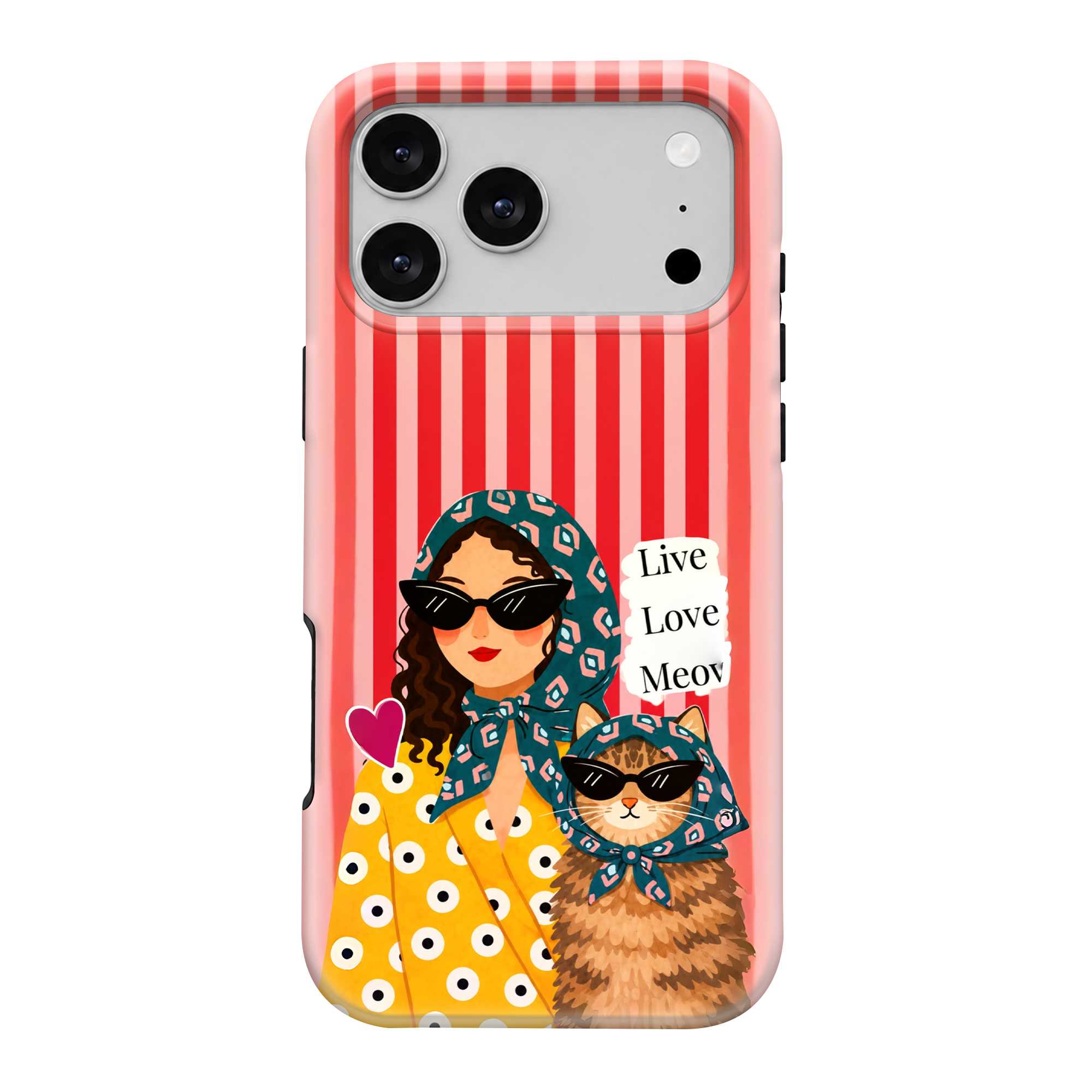 Retro Meow Dual Guard Case