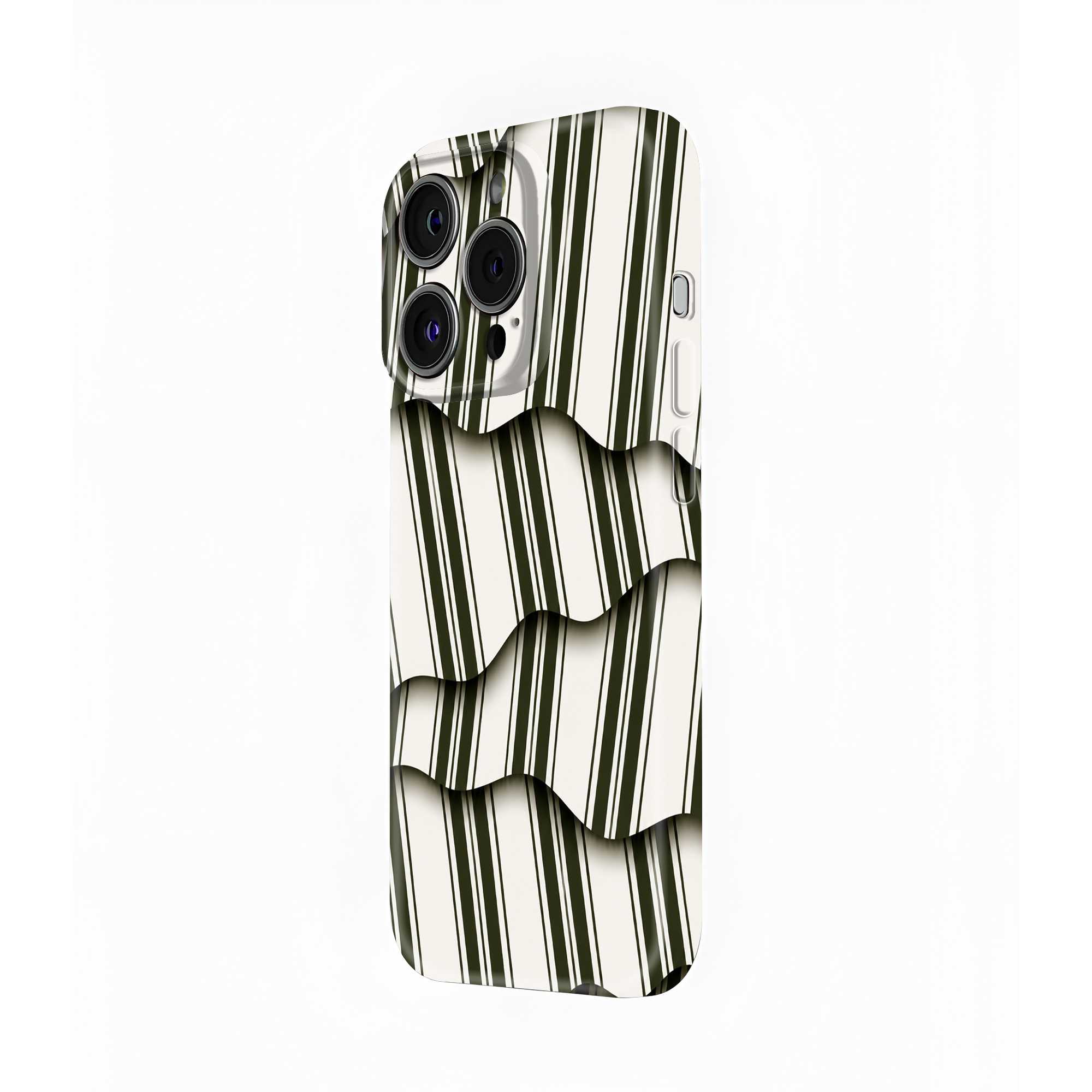 Retro Ripple Glossy Hard Case