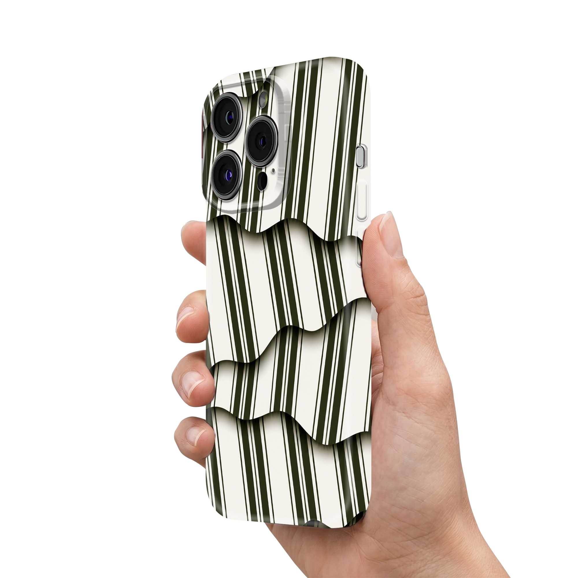 Retro Ripple Glossy Hard Case