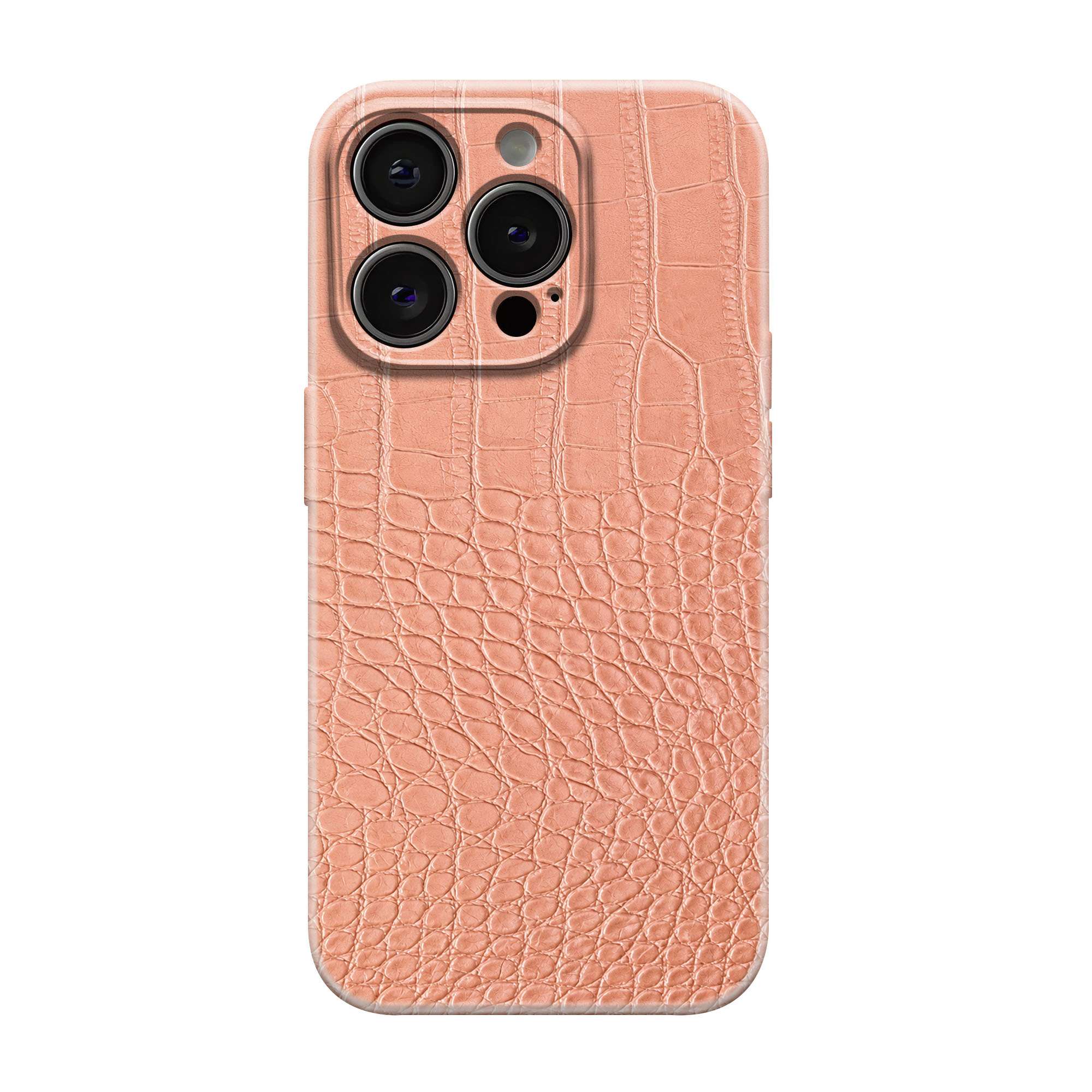 Rose Crocodile Glossy Hard Case