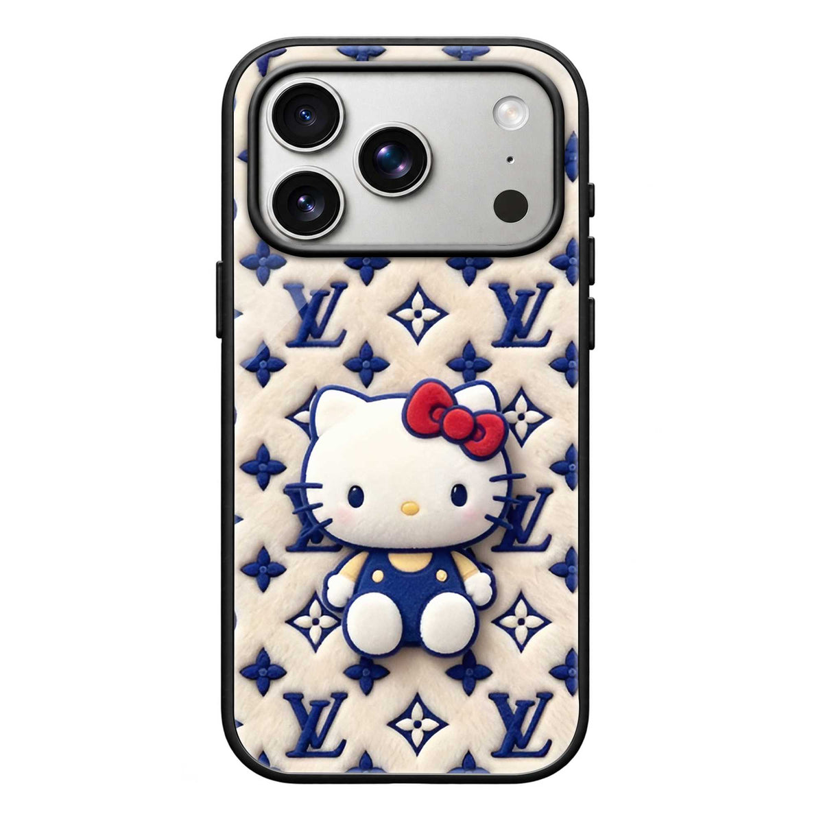 Royal Kitty Blue Glass Case