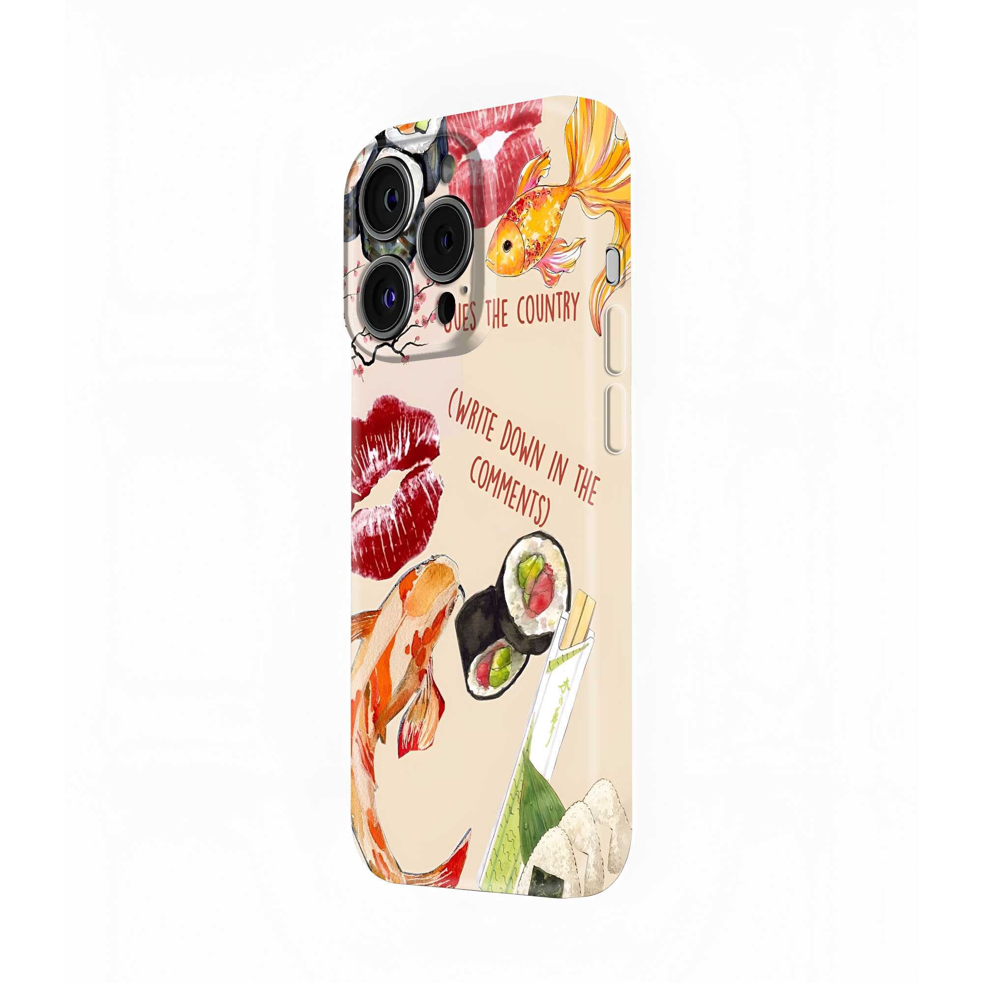 Sakura Sushi Glossy Hard Case