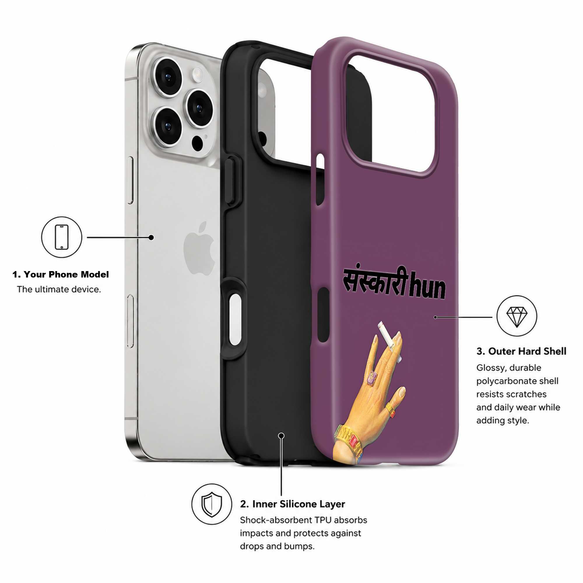Sanskari Hun Dual Guard Case
