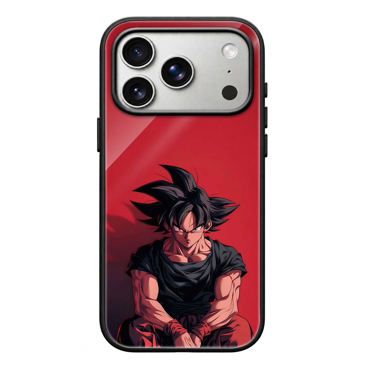 Scarlet Aura Goku Glass Case