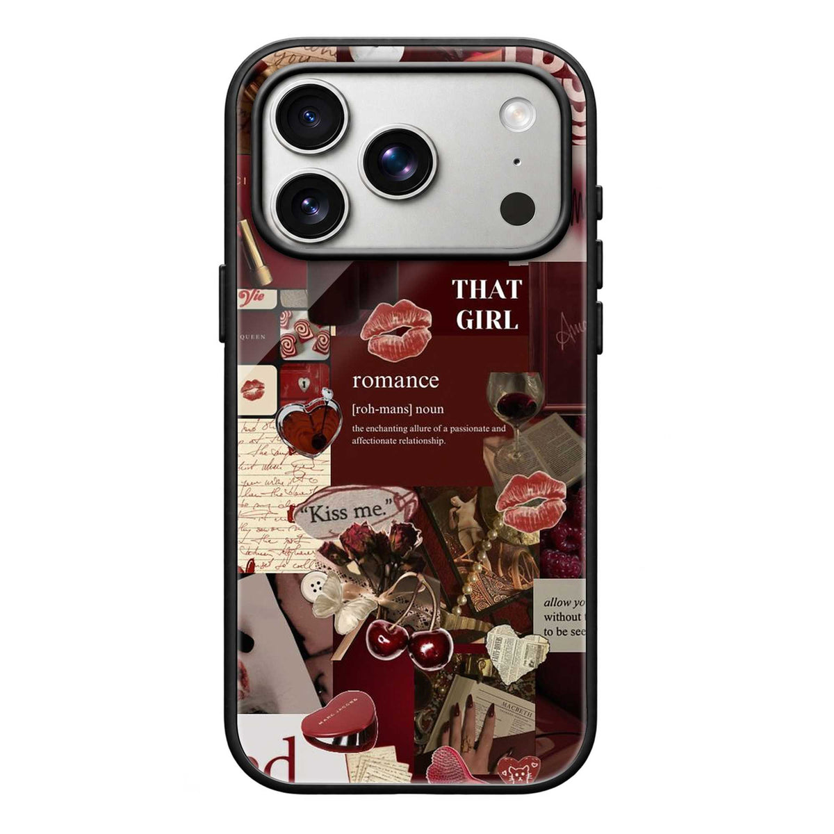 Scarlet Romance Glass Case