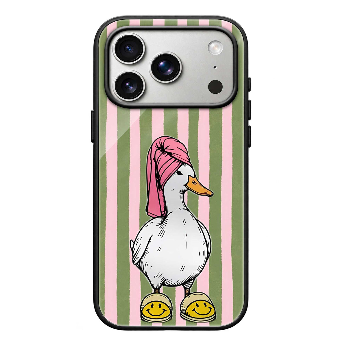Self Care Duck Glass Case