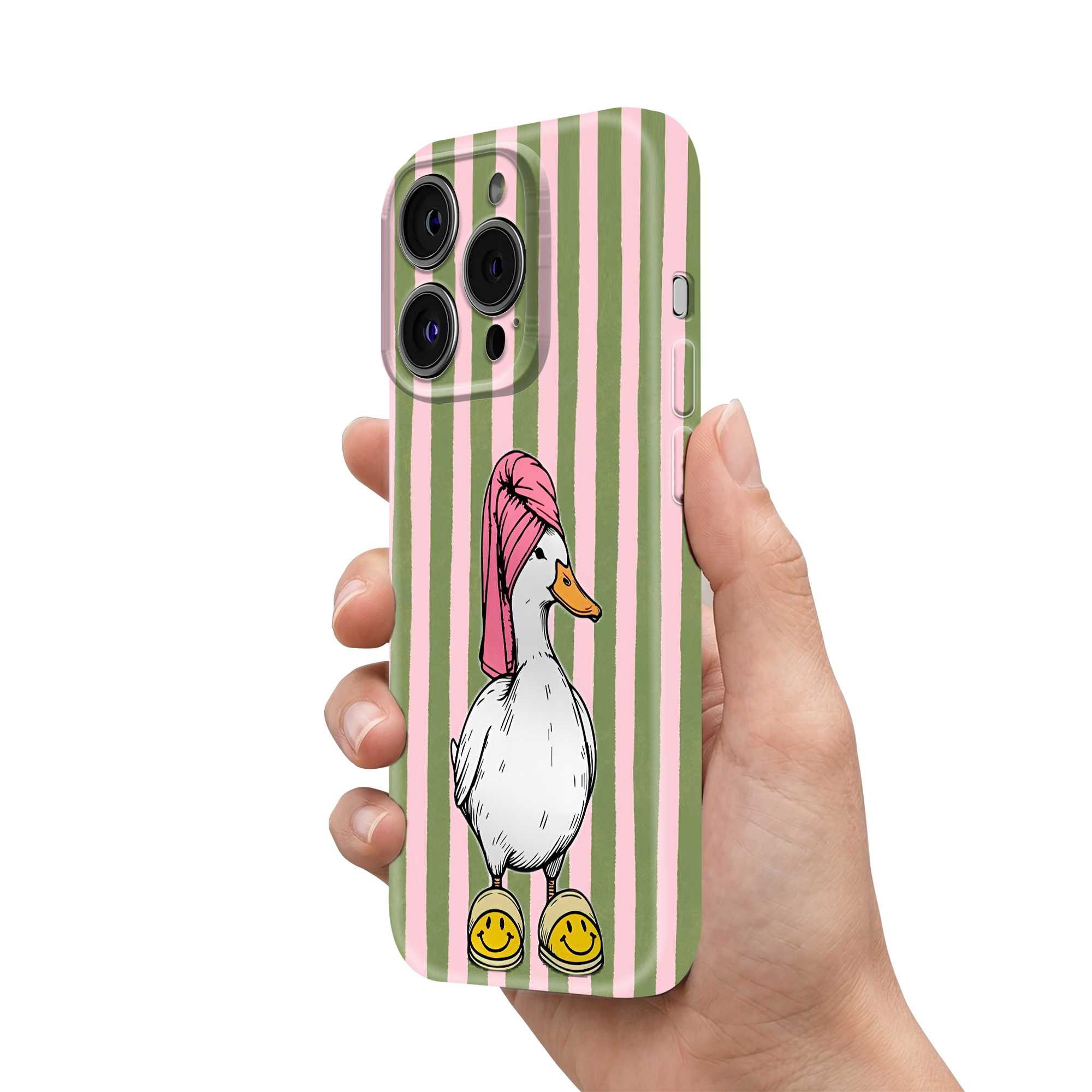 Self Care Duck Glossy Hard Case