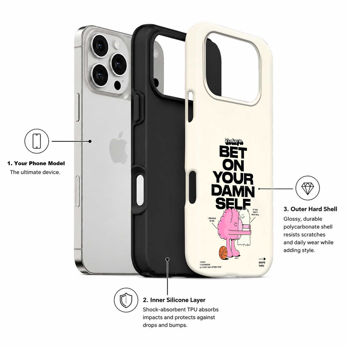 Self Love Club Dual Guard Case
