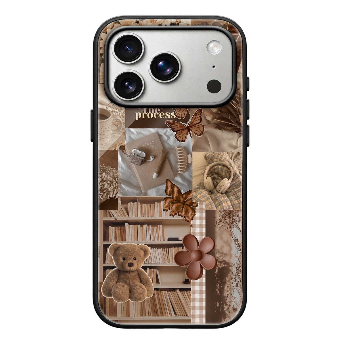Sepia Library Dreams Glass Case