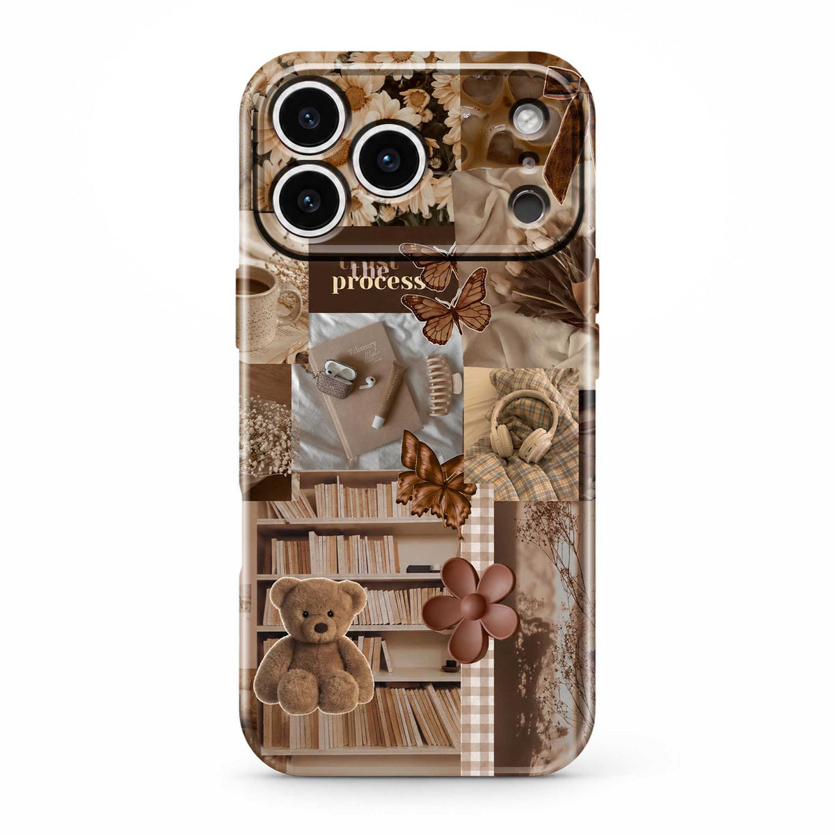 Sepia Library Dreams Glossy Hard Case