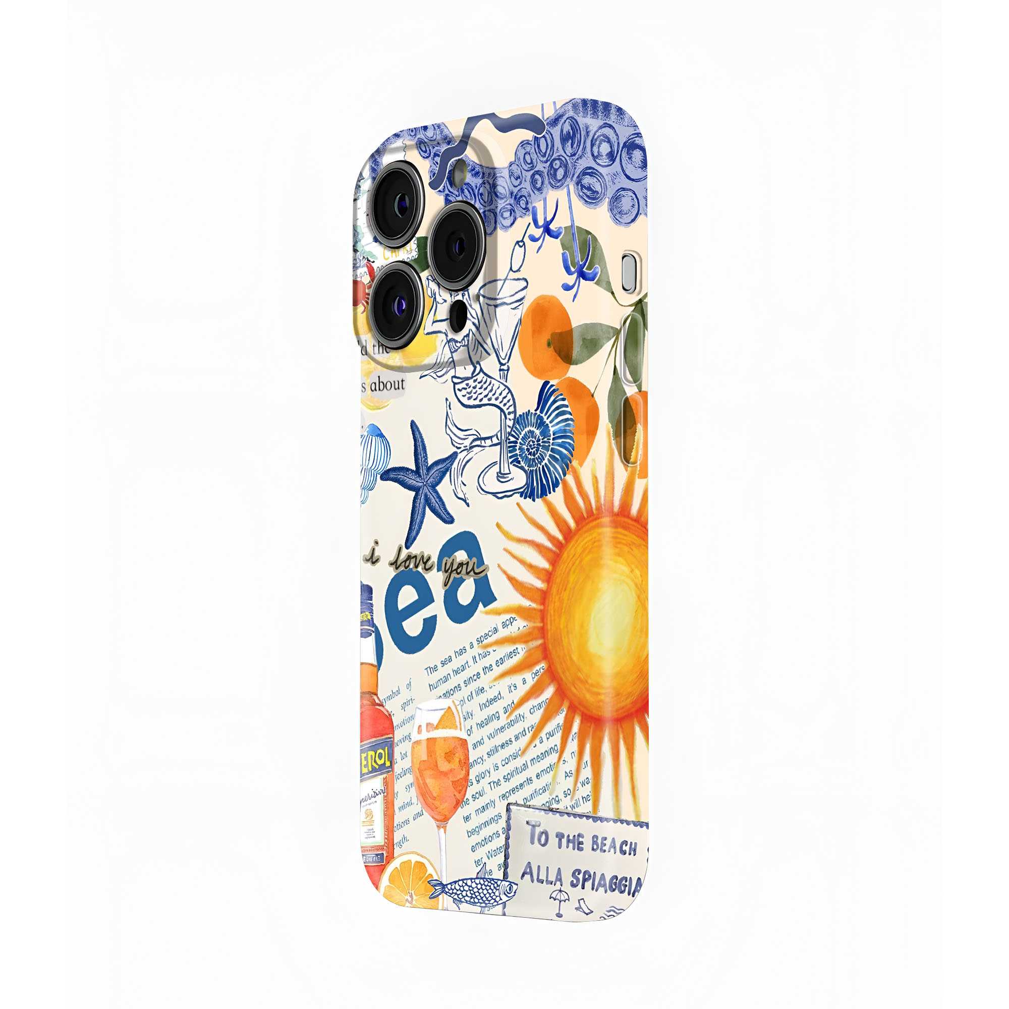 Shell & Sea Glossy Hard Case