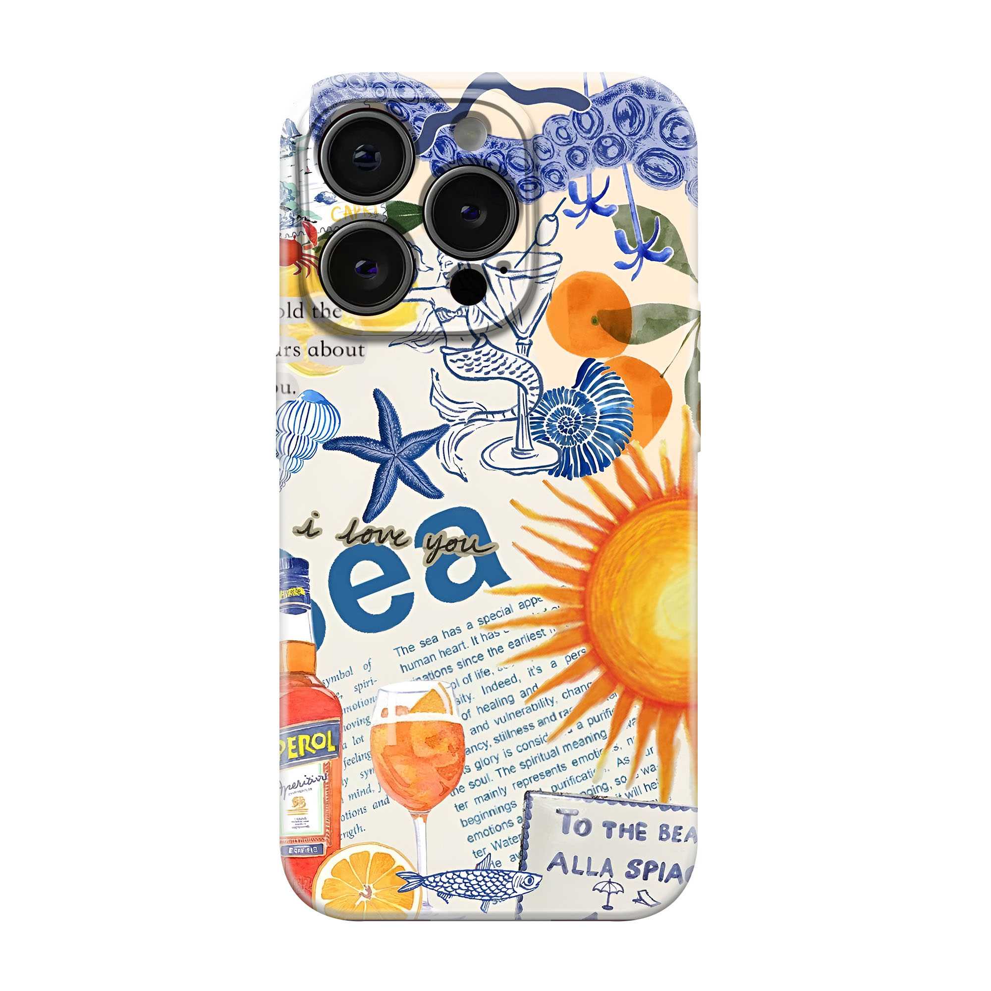Shell & Sea Glossy Hard Case