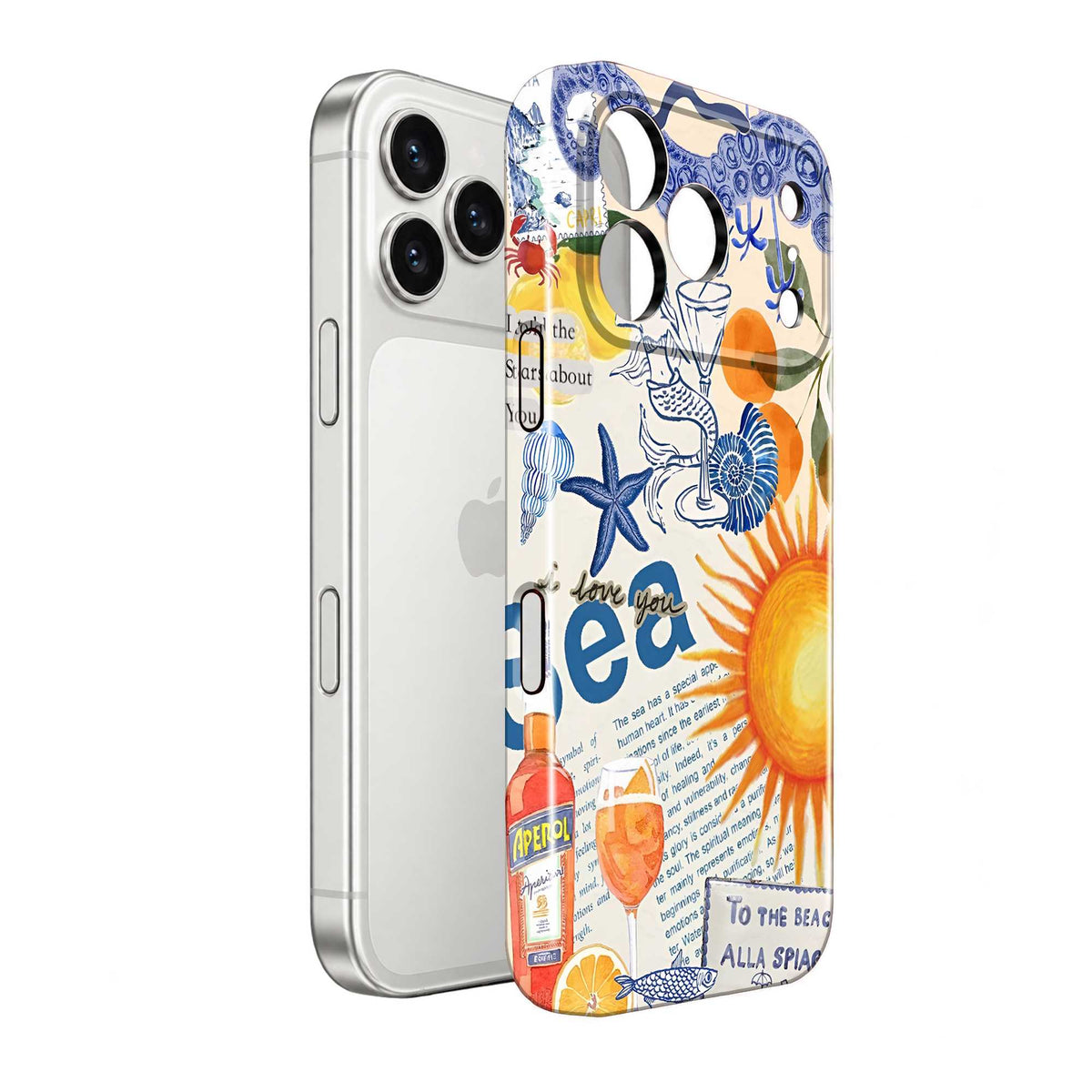 Shell & Sea Glossy Hard Case