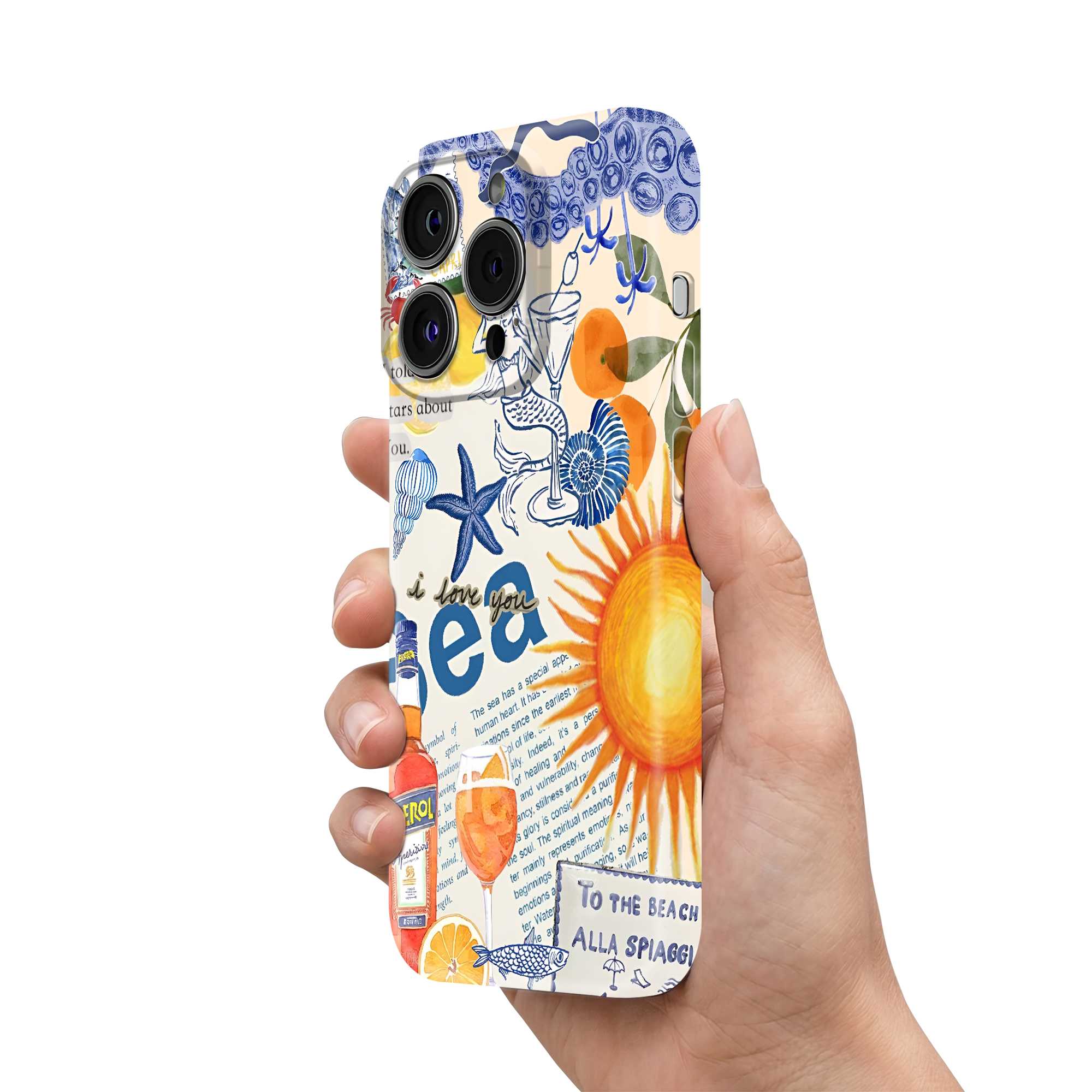 Shell & Sea Glossy Hard Case