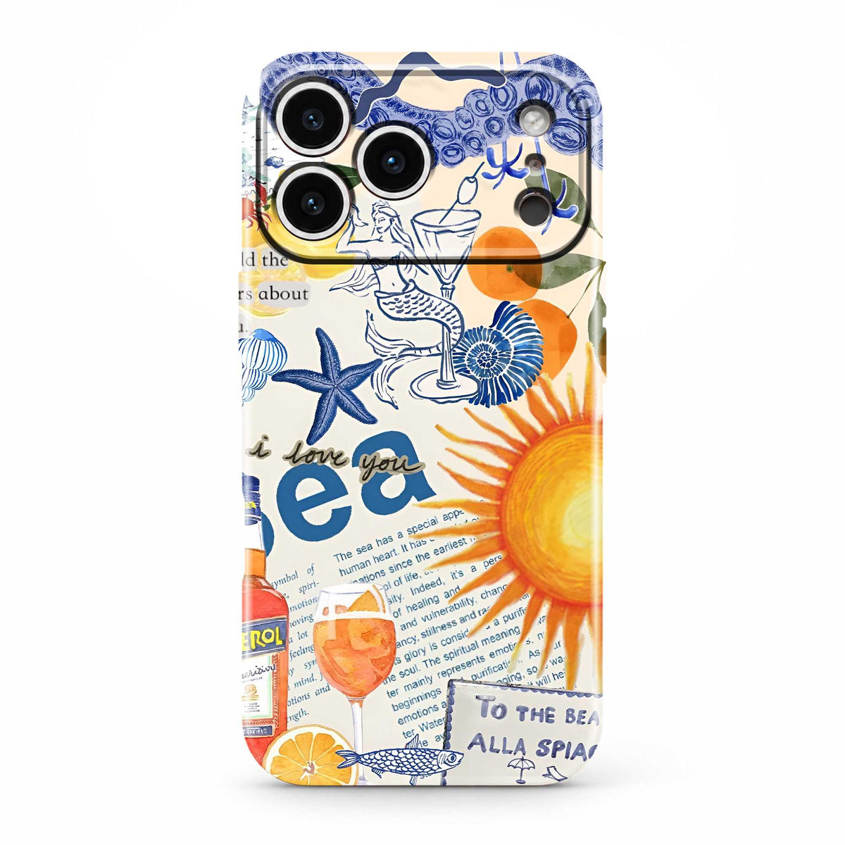 Shell & Sea Glossy Hard Case