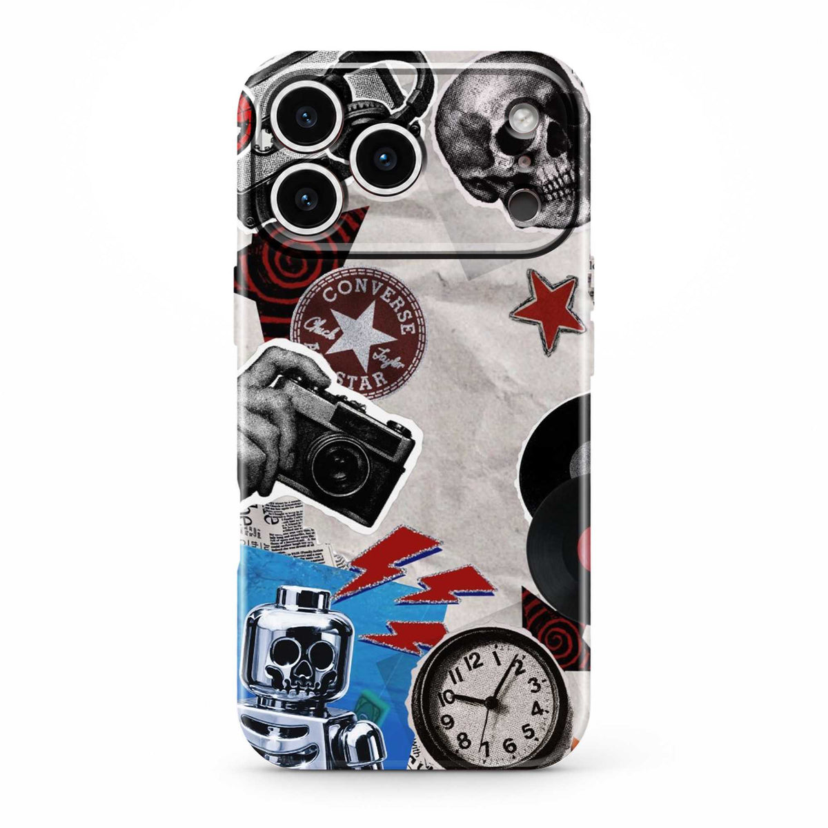 Skull Star Glossy Hard Case