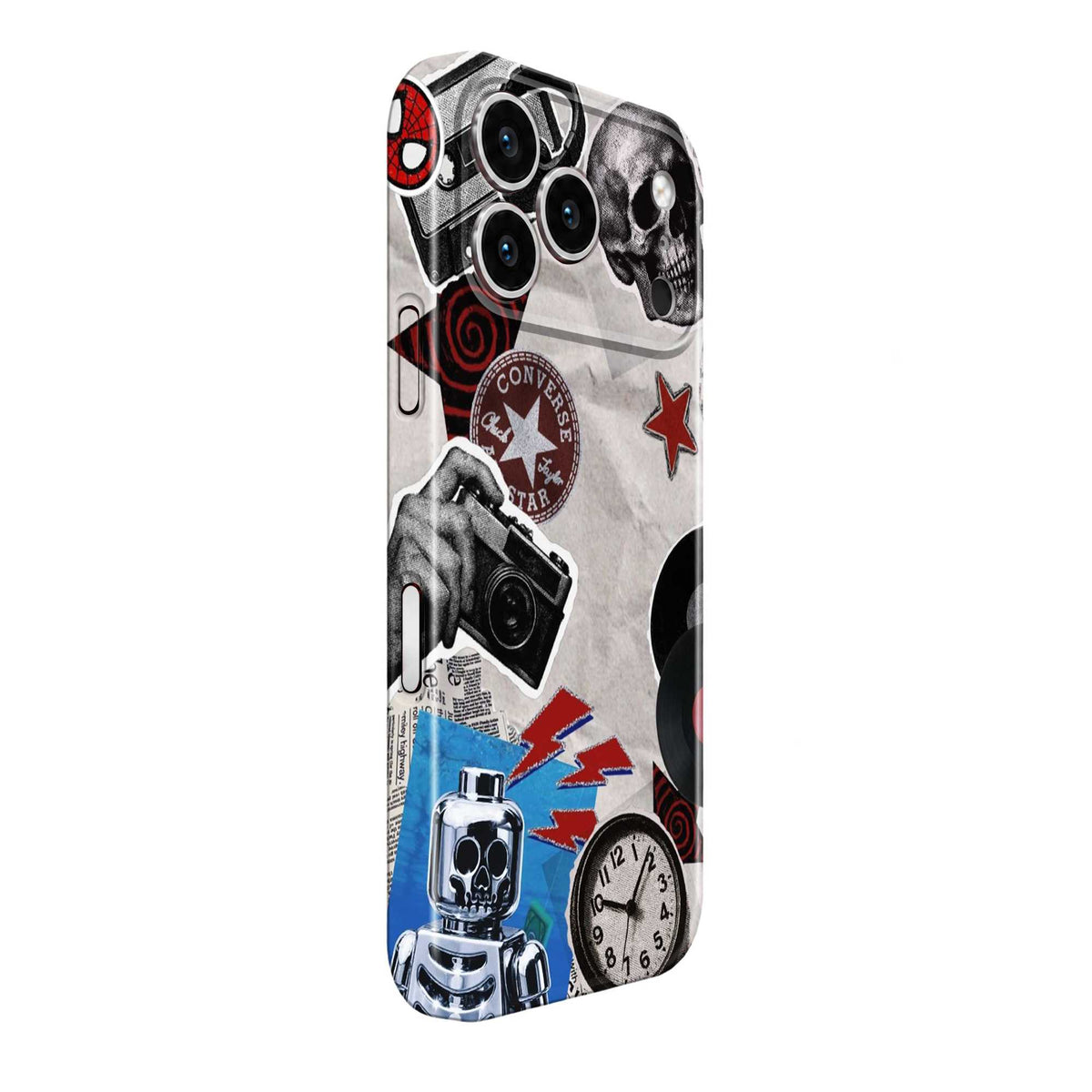 Skull Star Glossy Hard Case