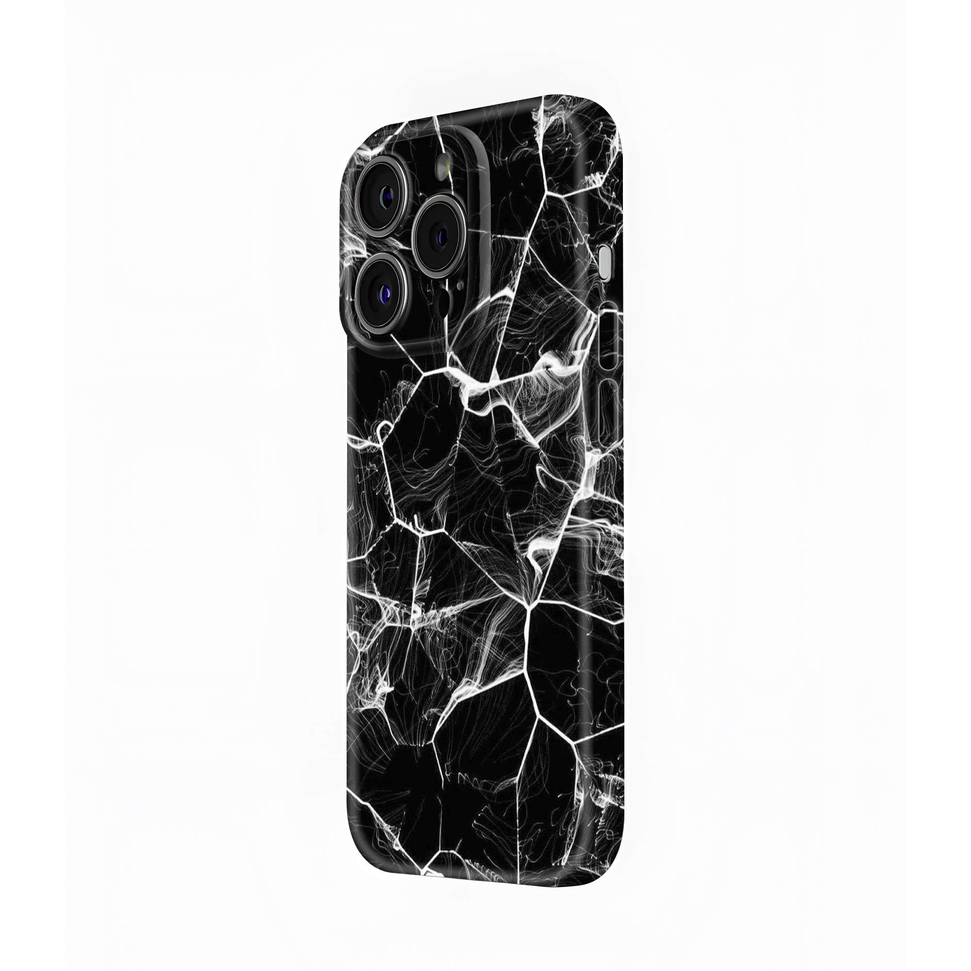 Smoke Marble Glossy Hard Case
