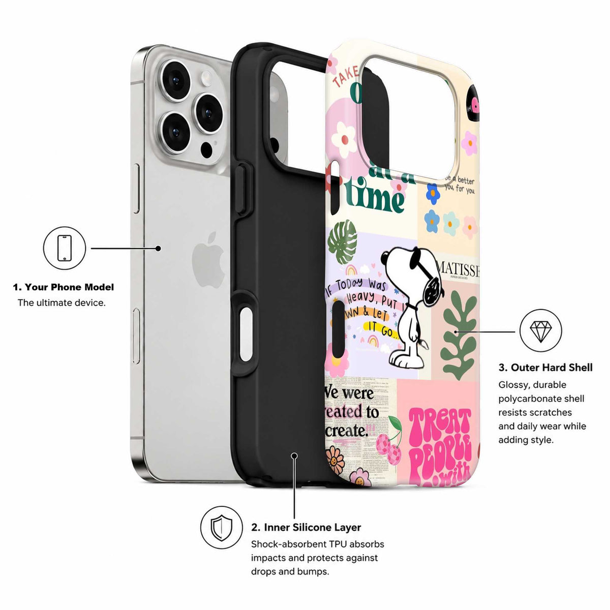 Snoopy Therapy Dual Guard Case