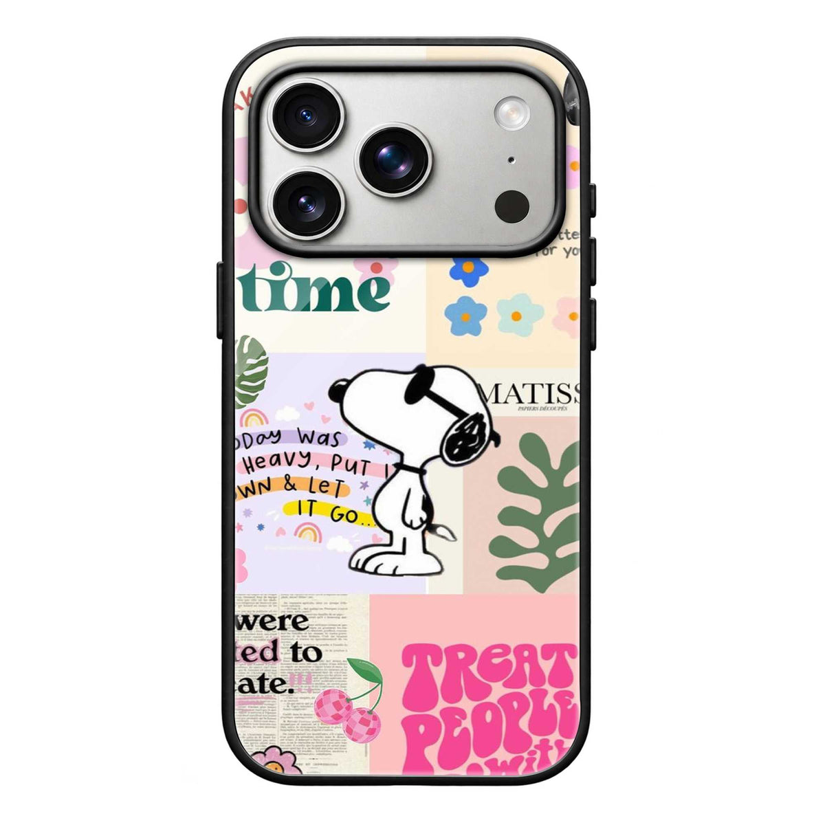 Snoopy Therapy Glass Case