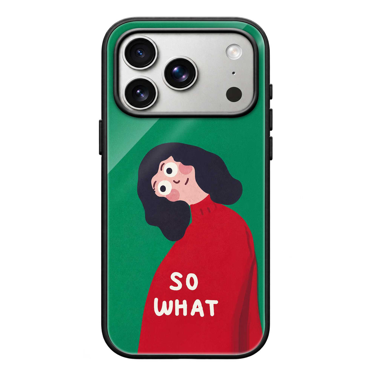 So What Girl Glass Case