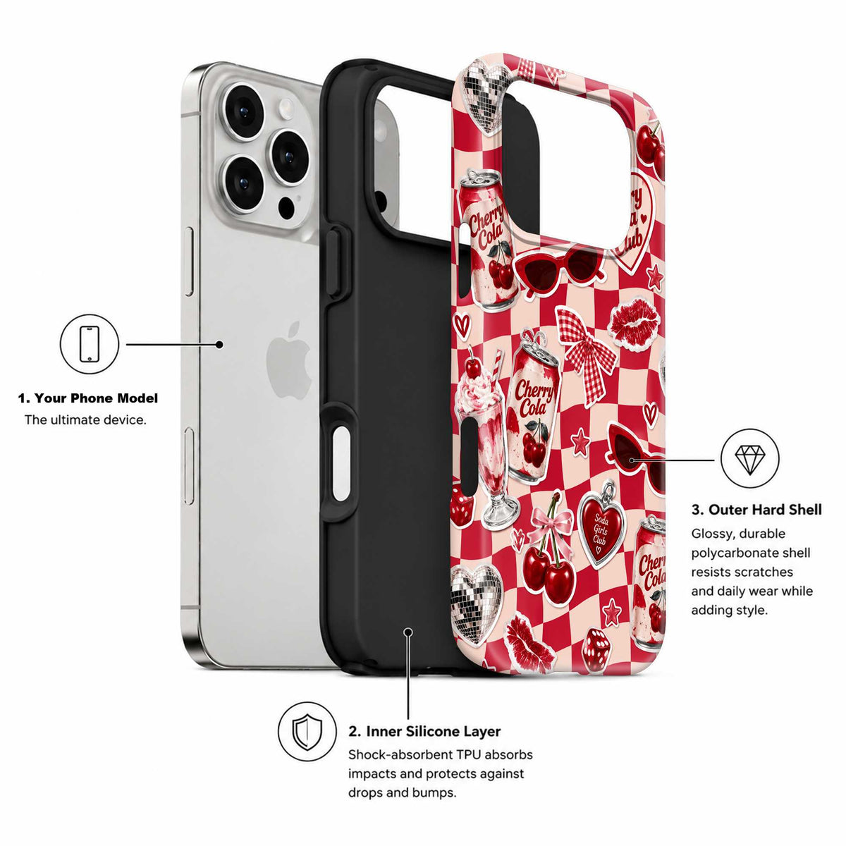Soda Girls Club Dual Guard Case
